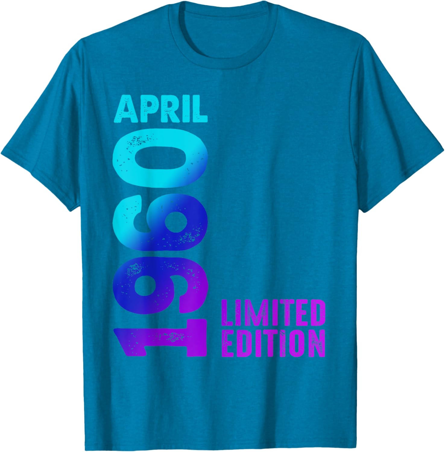 Limited Edition 1960 Retro Vintage T-Shirt for April Celebrations - 19