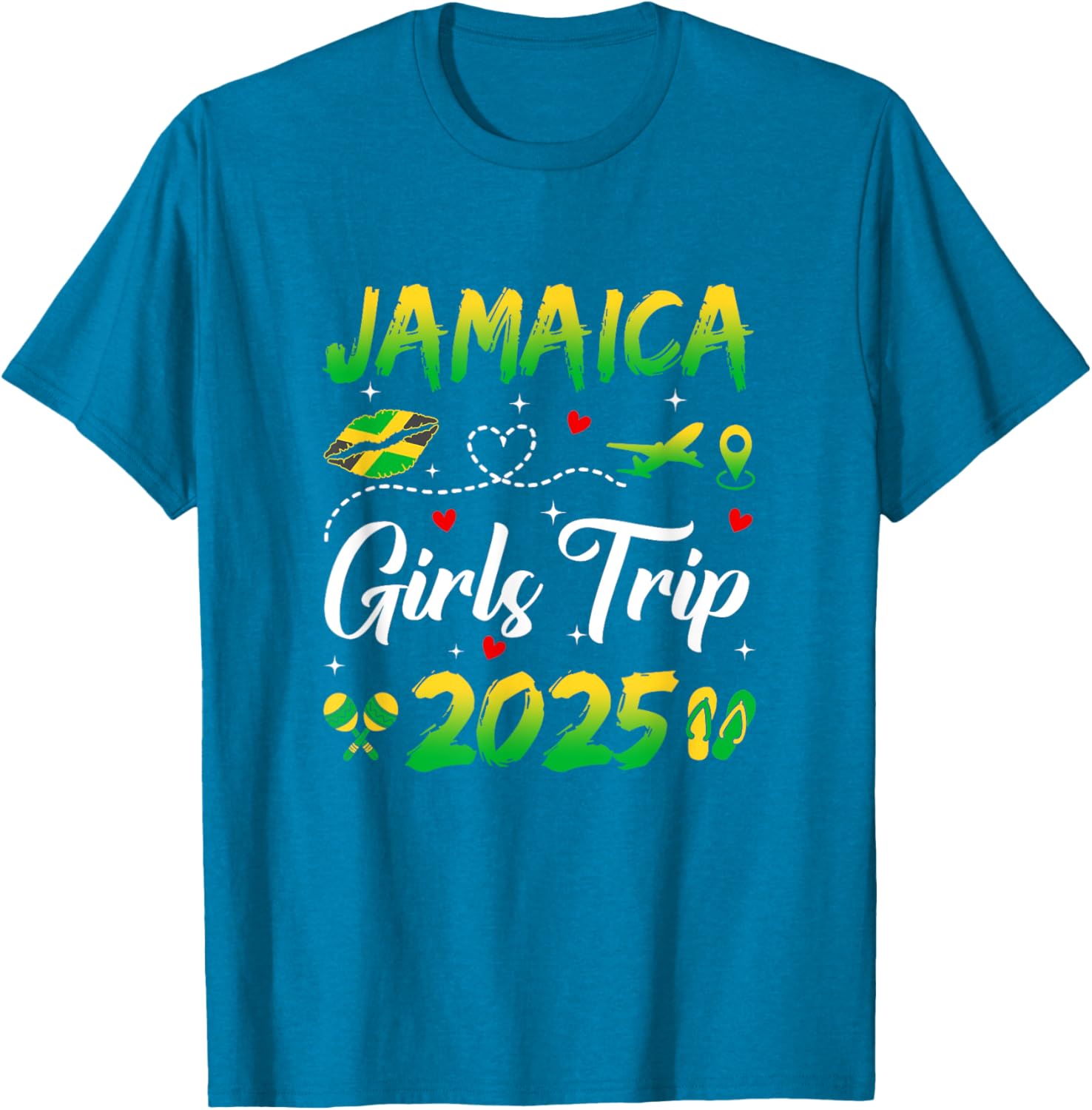 Jamaica Girls Trip 2025 Summer Matching T-Shirts for Fun Getaways - 18