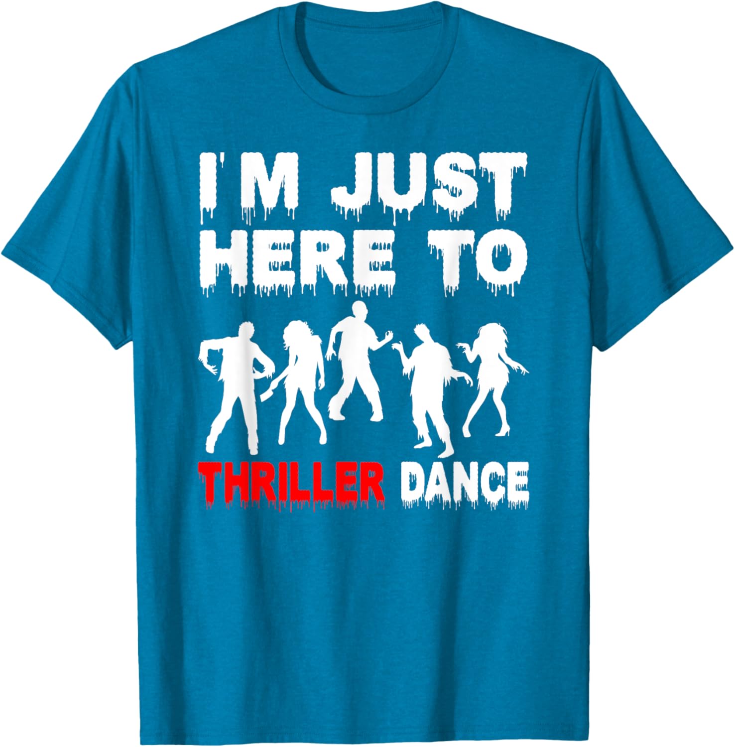 Funny Zombie Thriller Dance T-Shirt for Halloween Fun and Festivities - 9