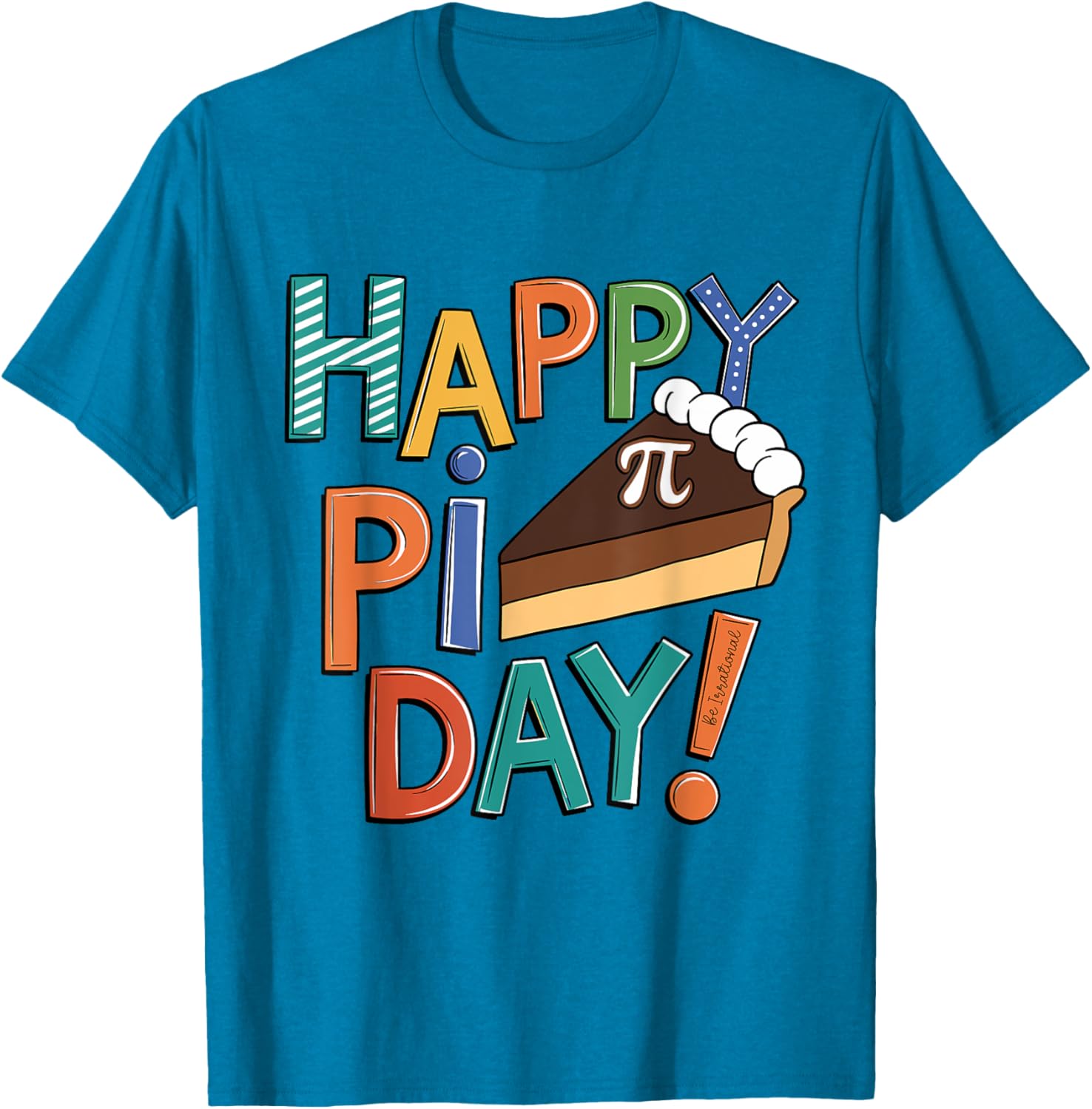 Happy Pi Day 3.14 Math Humor T-Shirt for Teachers and Kids - 9