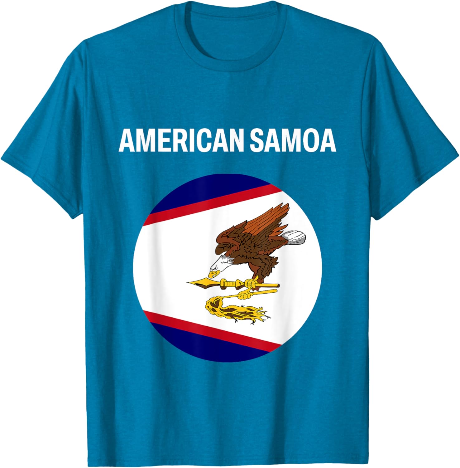 American Samoa Flag Modern T-Shirt for Stylish Casual Wear - 12