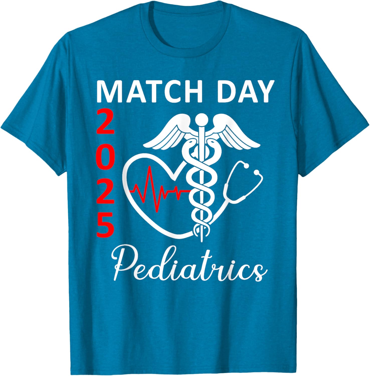 Match Day 2025 Pediatrics Residency Future Doctor MD T-Shirt for Kids - 9