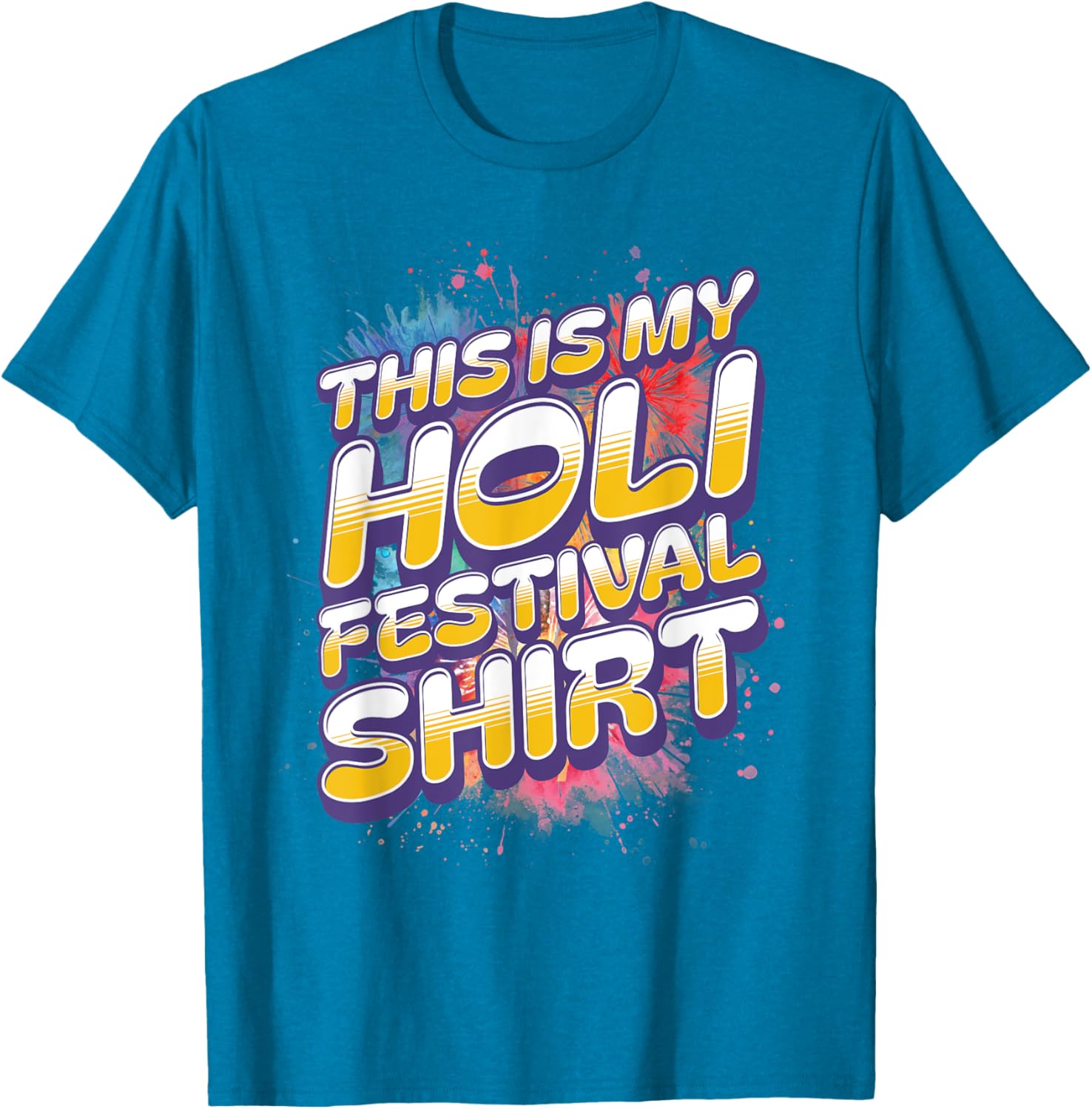 Colorful Holi Festival Shirt for Men and Women - Celebrate in Style - 29