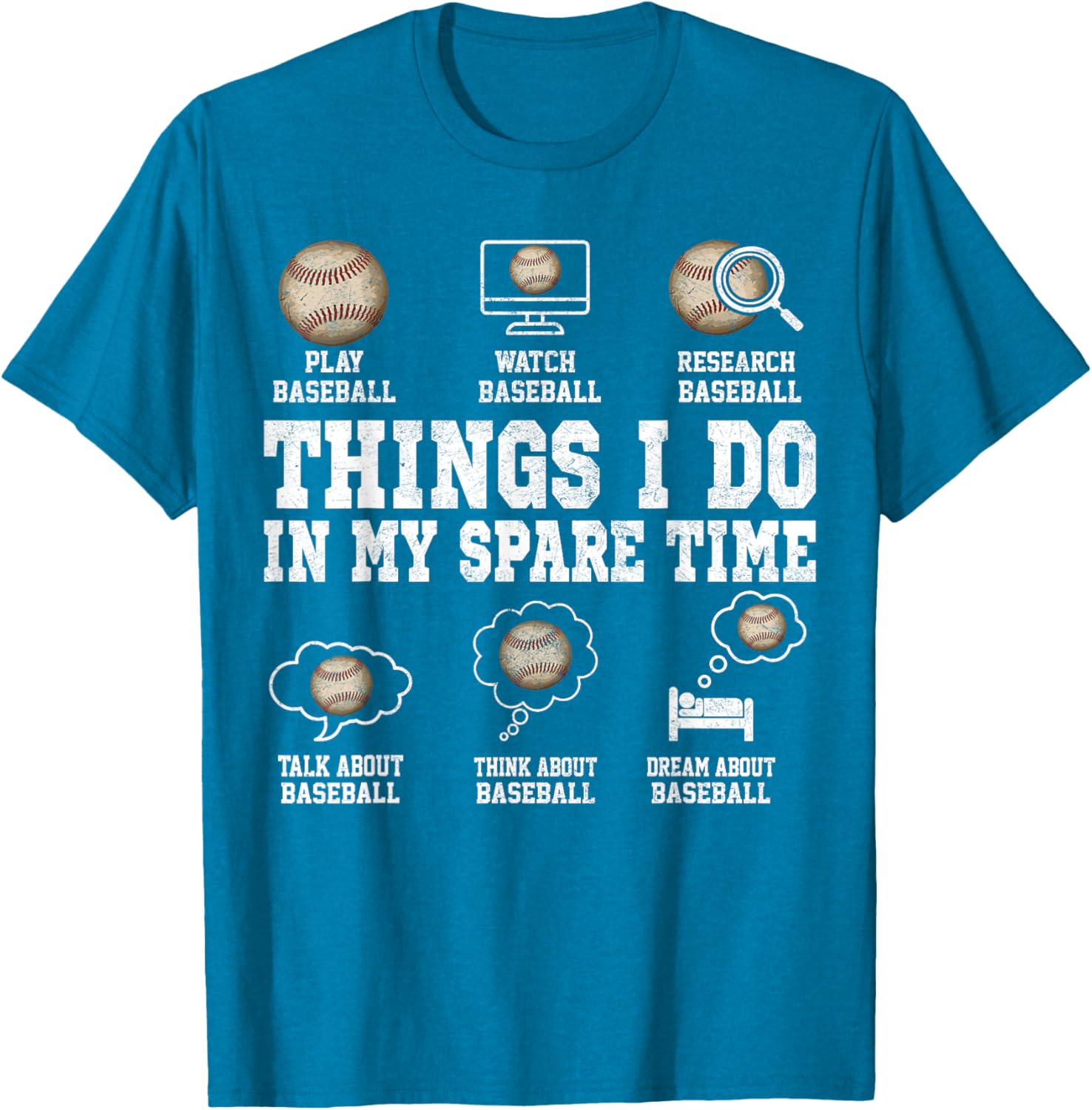 Funny Baseball Player T-Shirt for Fans Perfect for Spare Time Fun - 10