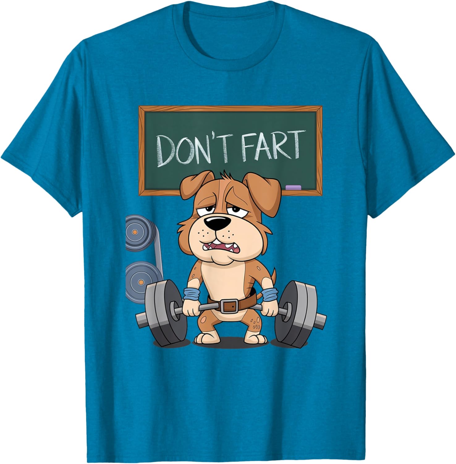Funny Dog Don't Fart Gym Workout Tee for Men and Women Fitness Lovers - 12