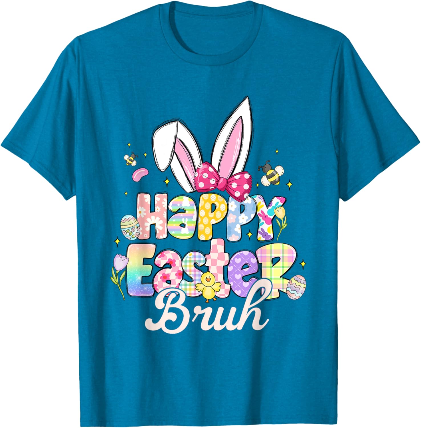 Funny Easter Bruh Meme T-Shirt for Bro Happy Spring Celebrations - 4