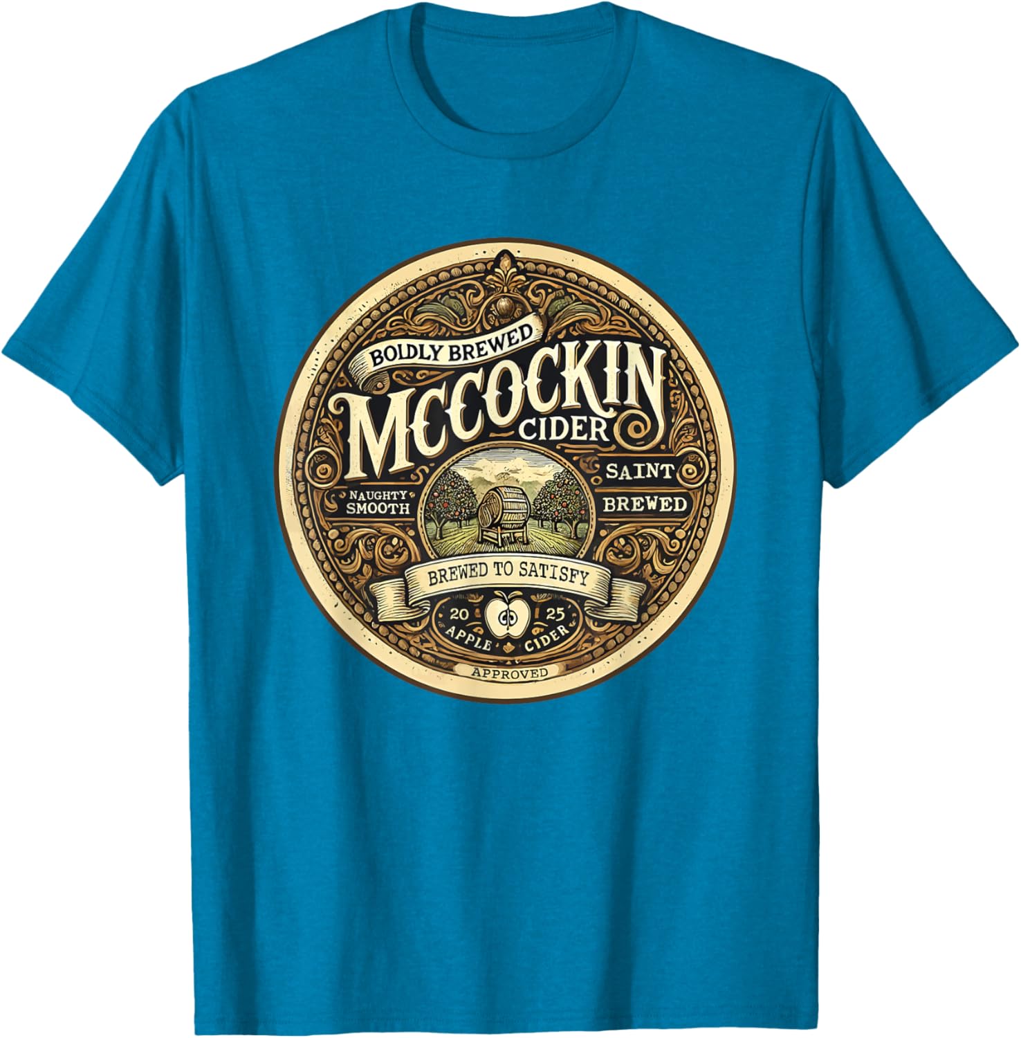 Funny Mccockin Cider St Patricks Day T-Shirt for Adults - Humor Apparel - 12