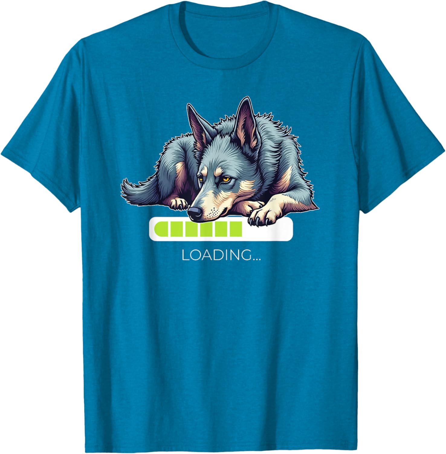 Australian Cattle Dog Red Blue Heeler Loading T-Shirt for Dog Lovers - 6