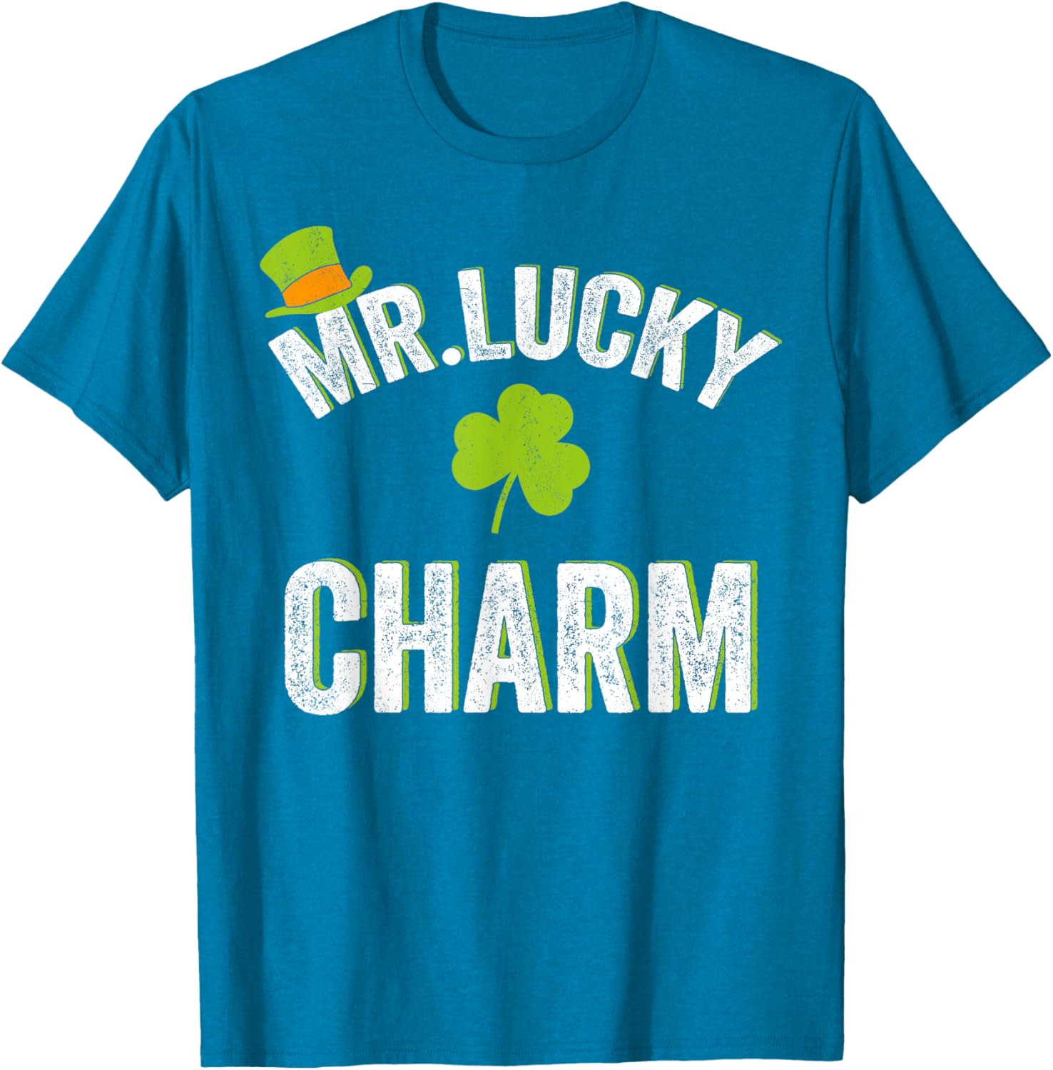 Mr Lucky Charm St Patricks Day T-Shirt for Kids and Men Fun & Festive - 14