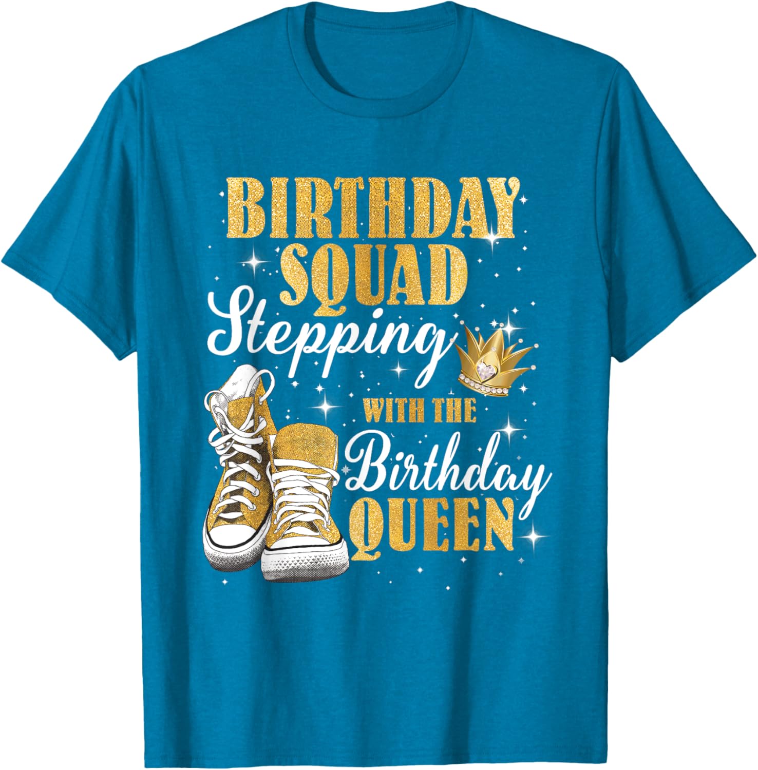 Birthday Queen T-Shirt with Diamond Crown for Celebrating in Style - 4