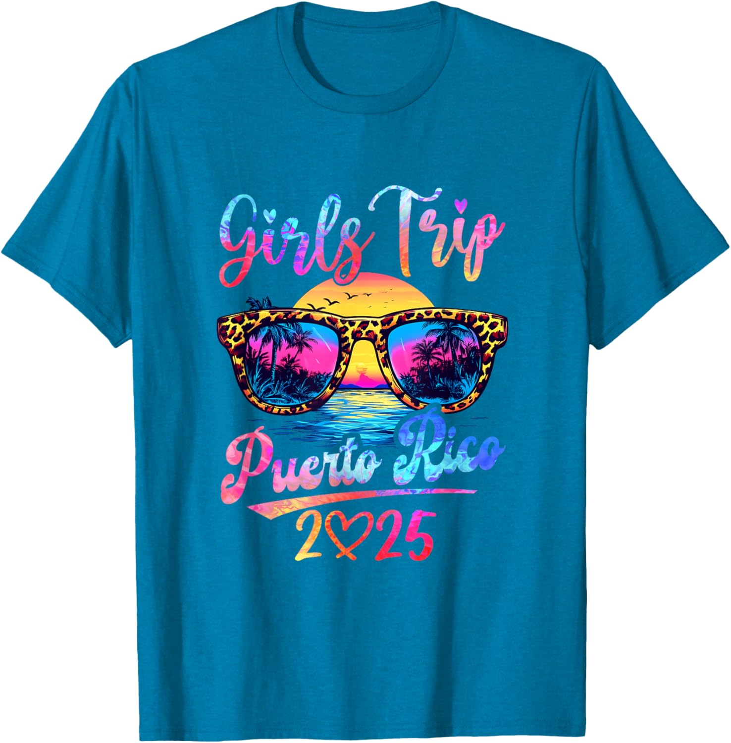 Girls Trip Puerto Rico 2025 Matching T-Shirt for Summer Vacation Fun - 2