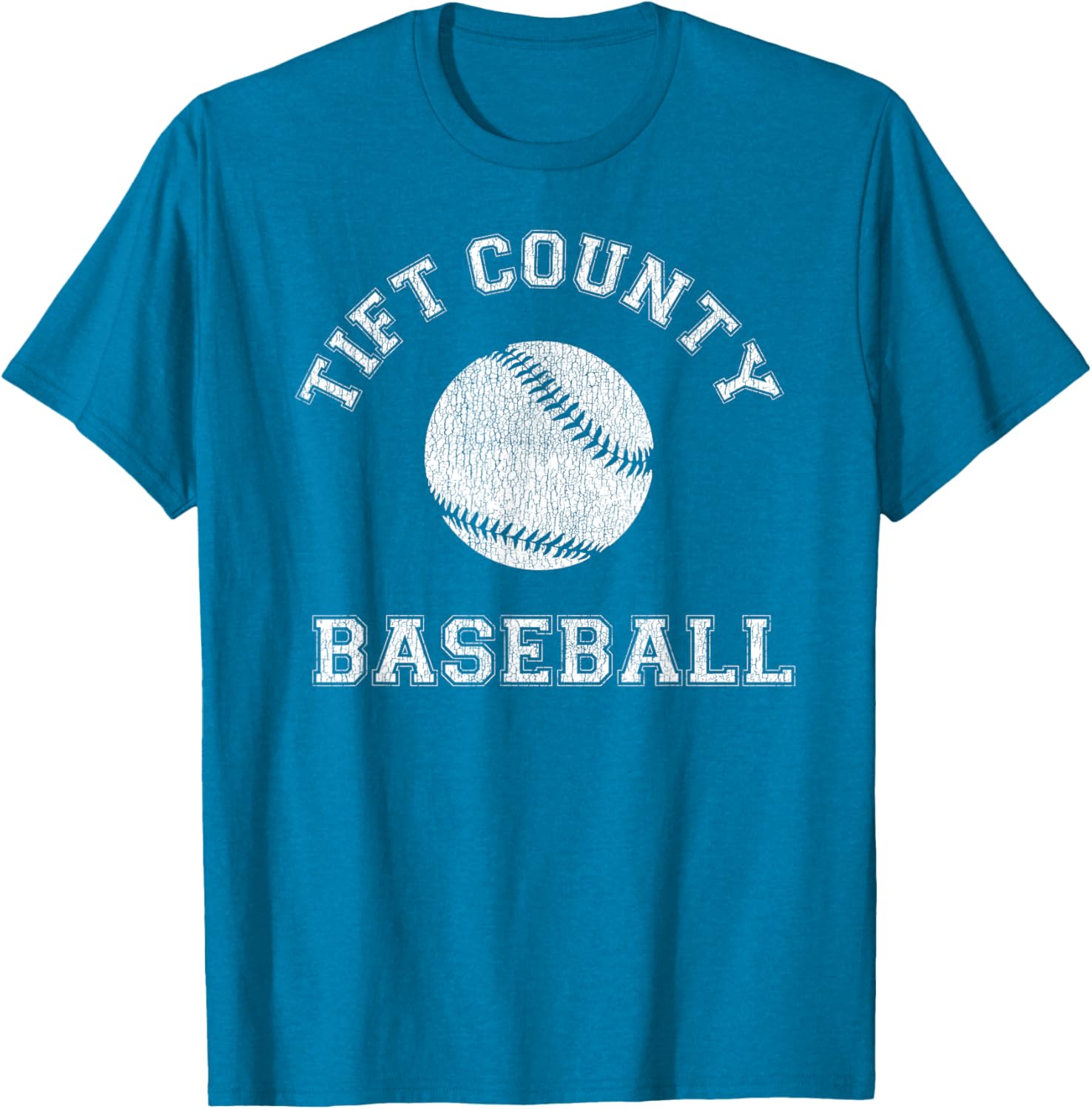 Tift County Baseball Distressed Retro Classic T-Shirt for Fans - 15