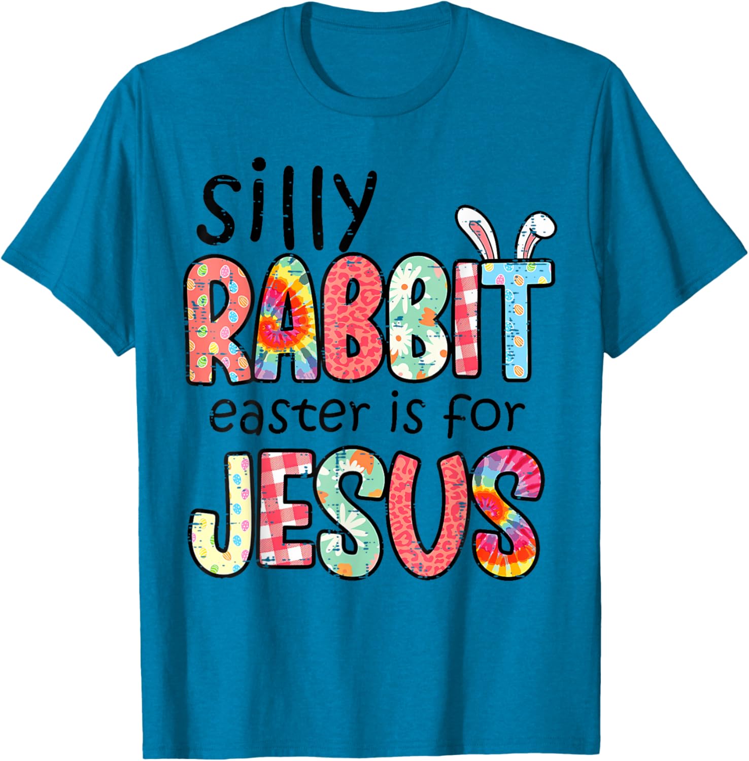 Silly Rabbit Easter T-Shirt for Jesus – Fun Religious Tee for Kids & Adults - 5