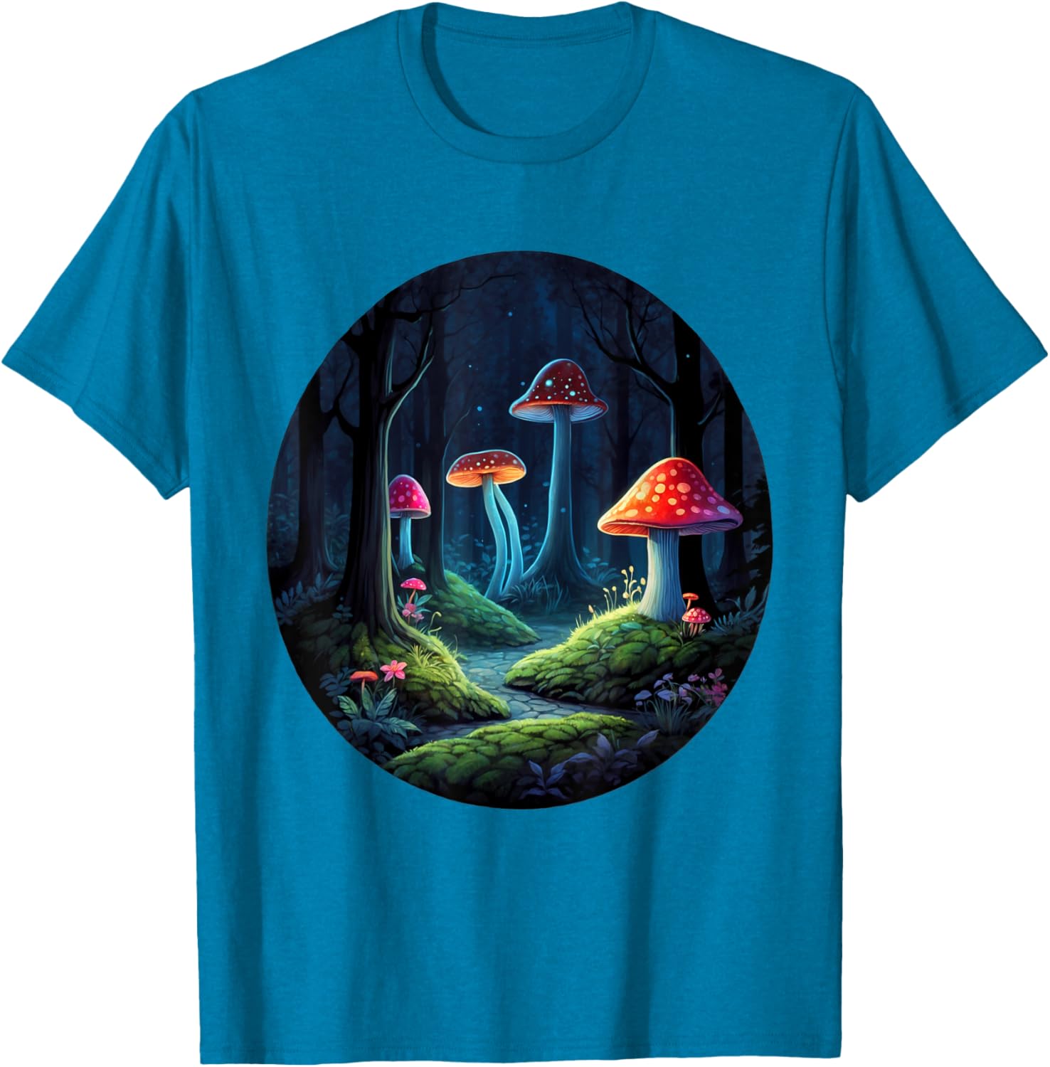 Magical Forest Mushrooms Kids T-Shirt | Whimsical Enchanting Design - 10
