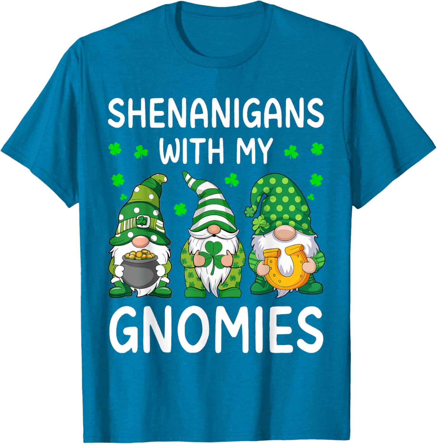 Shenanigans With My Gnomies St Patricks Day Gnome T-Shirt for Fun Celebrations - 13