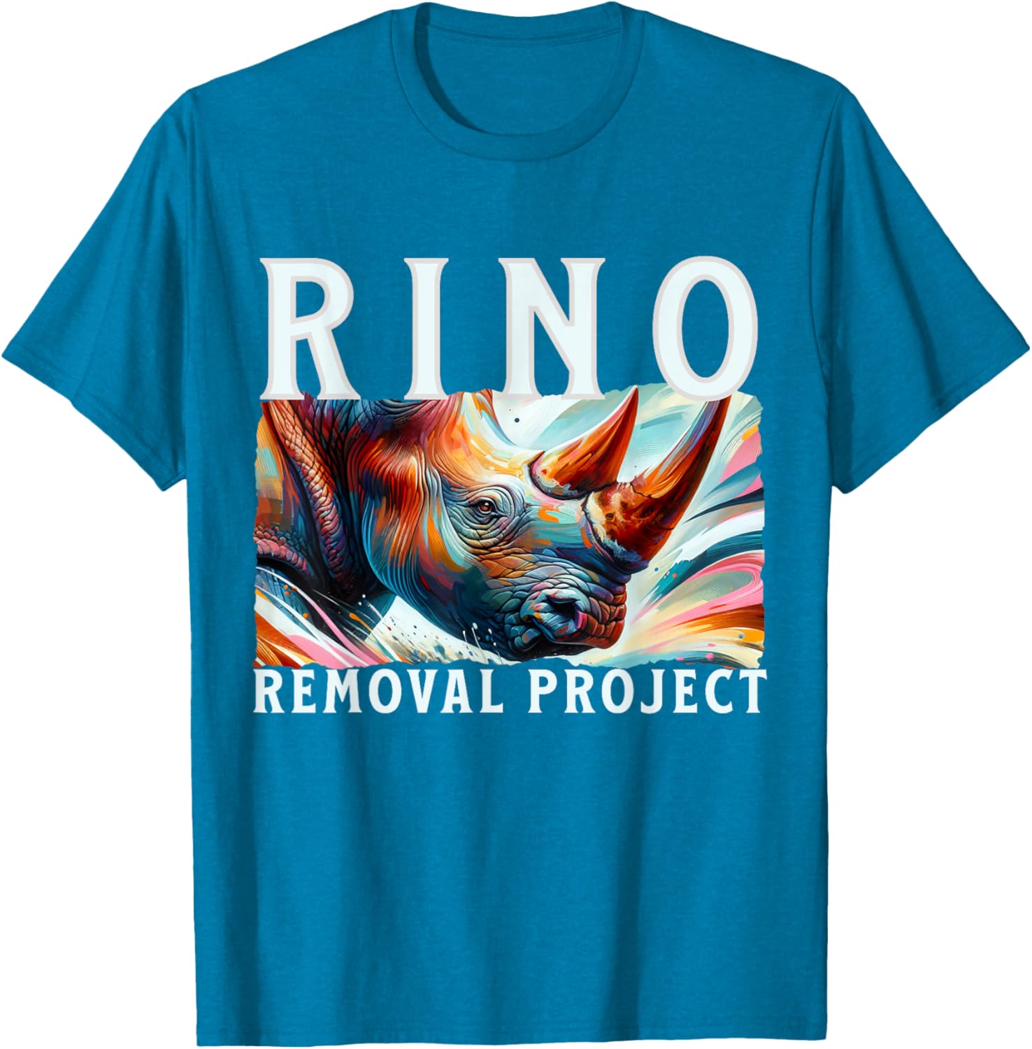 RINO Removal Project Satire T-Shirt for Republican Politics Enthusiasts - 5