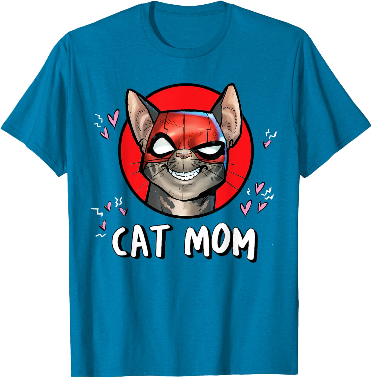 Funny Deadpool Catpool T-Shirt for Cat Moms - Marvel Super Heroes Pet Apparel - 13