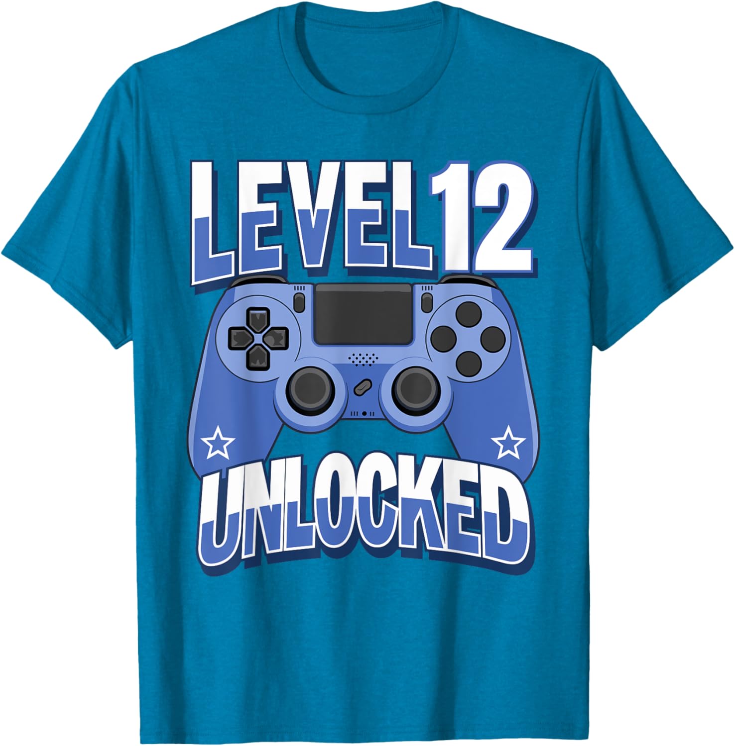 Level 12 Unlocked Funny Video Gamer Tee for 12th Birthday Celebration - 8