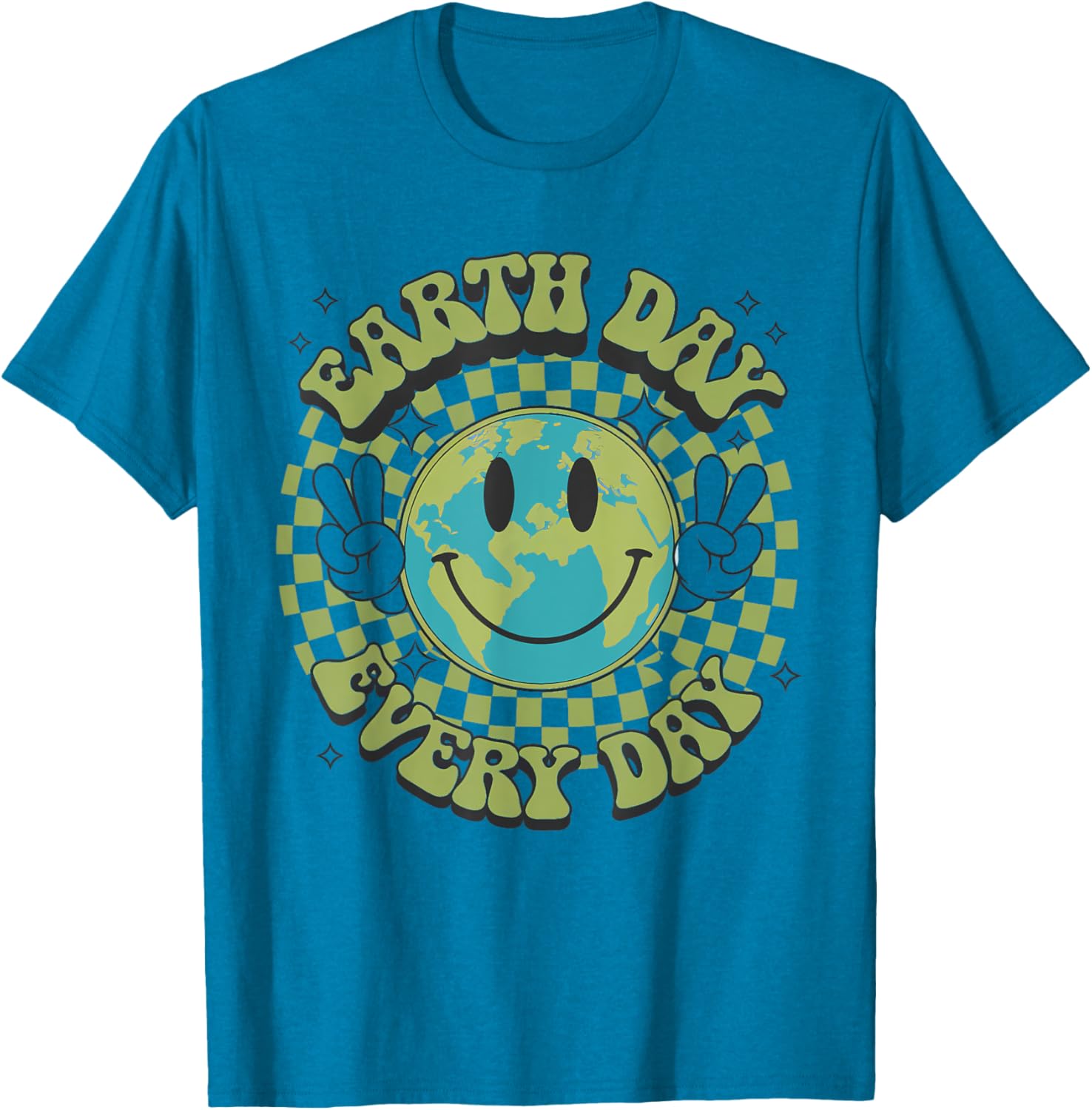 Funny Earth Day Everyday Hippie Planet T-Shirt for Men and Women - 24