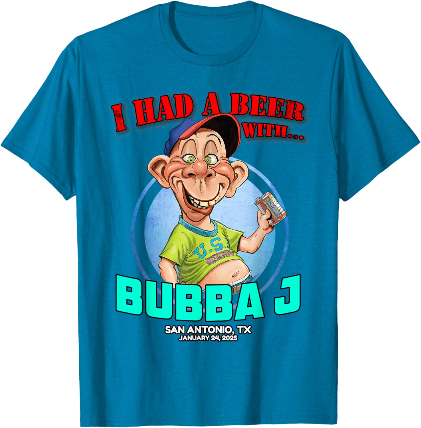Bubba J San Antonio TX 2025 T-Shirt for Fun and Stylish Casual Wear - 7