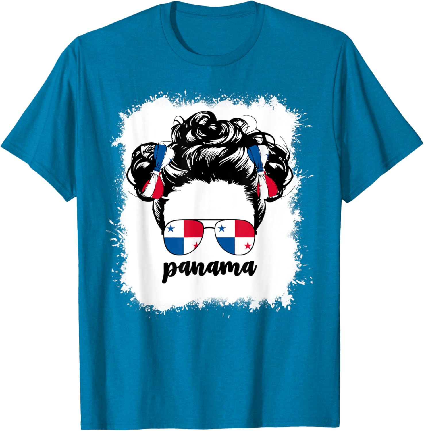 Panama Flag T-Shirt for Little Girls - Cute Toddler Latina Clothing - 17