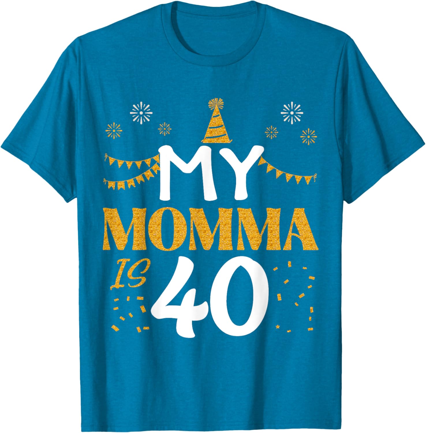 My Momma Is 40 T-Shirt 40th Birthday Gift for 1985 Moms - 4
