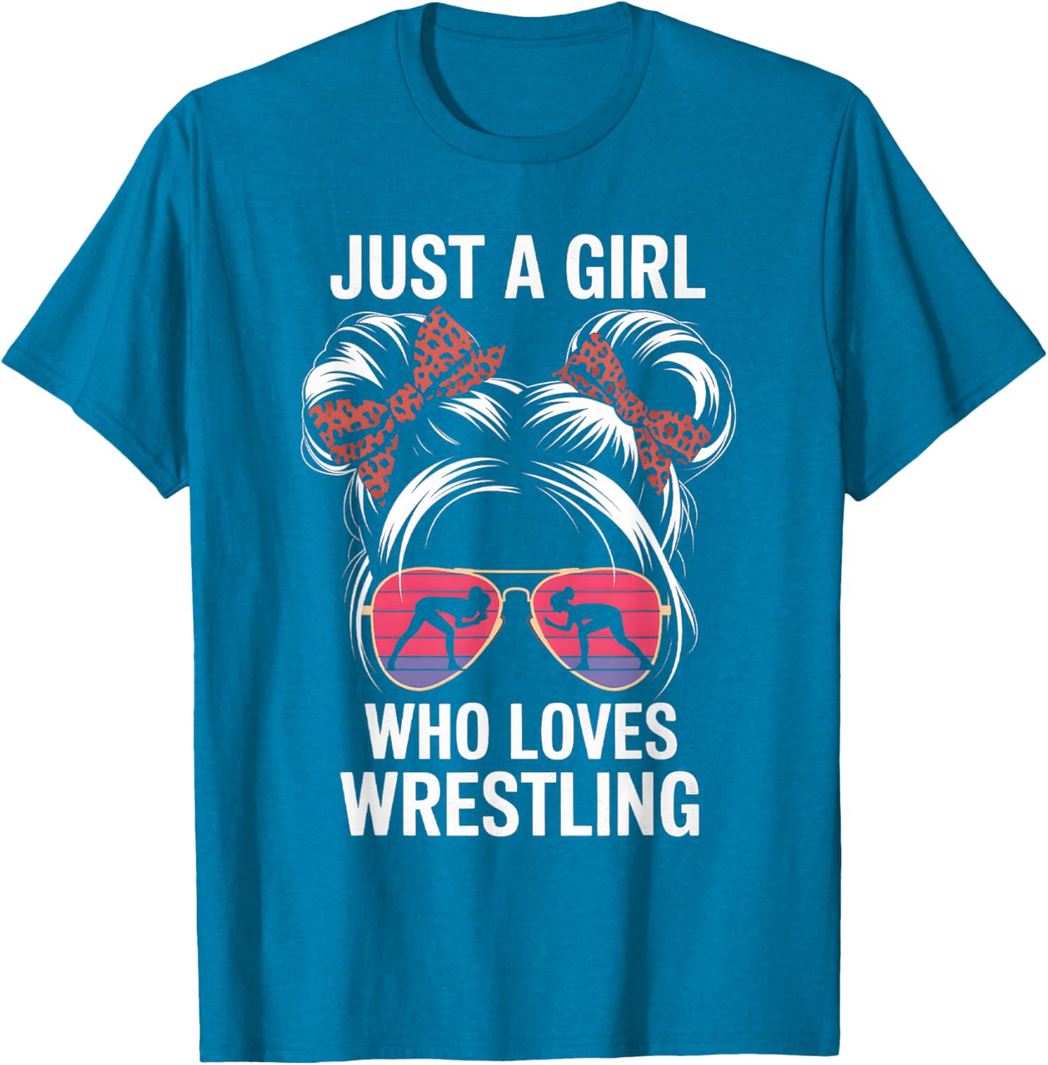 Just a Girl Who Loves Wrestling T-Shirt for Girls - Perfect Gift for Fans - 15