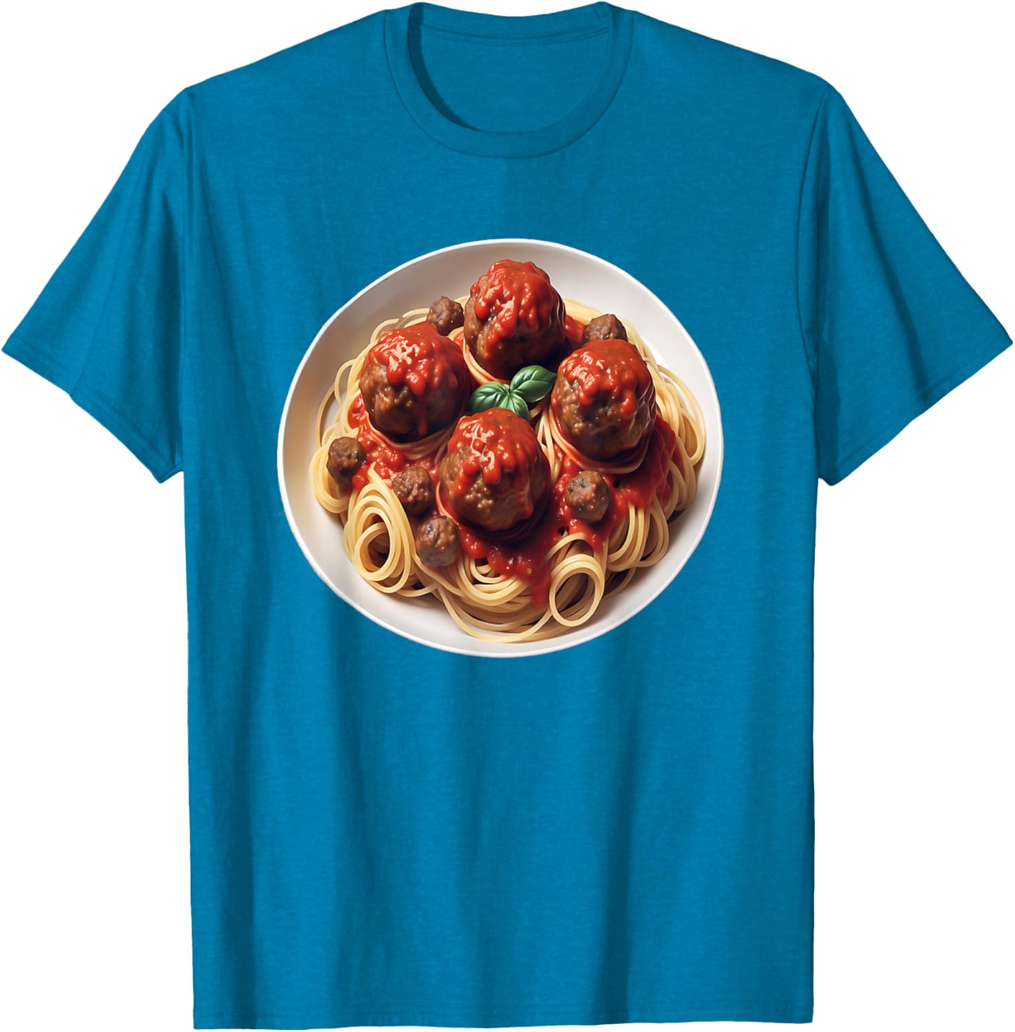 Spaghetti and Meatballs T-Shirt Fun Foodie Apparel for Pasta Lovers - 7