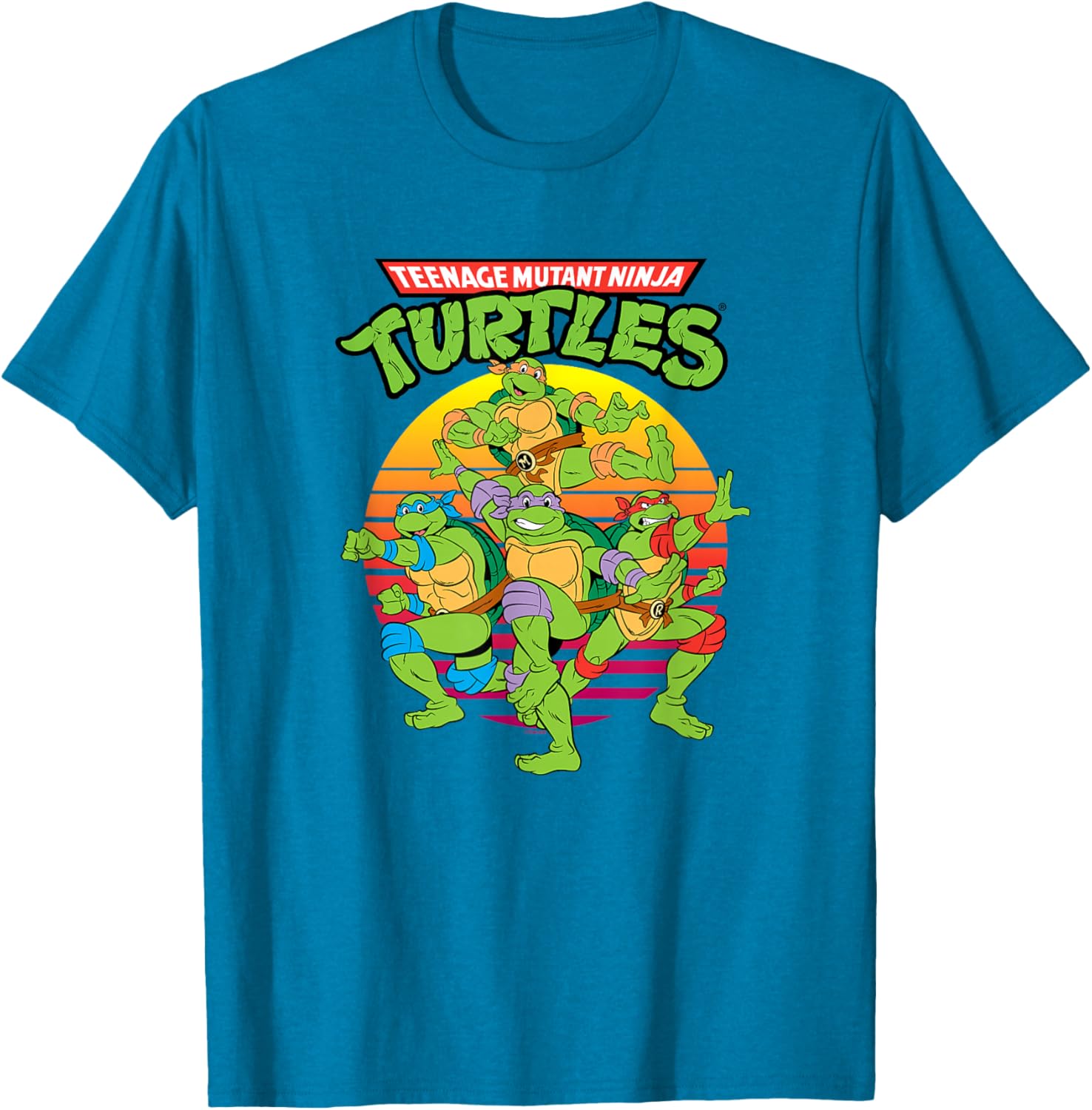 Teenage Mutant Ninja Turtles Group T-Shirt for Kids and Teens - 7