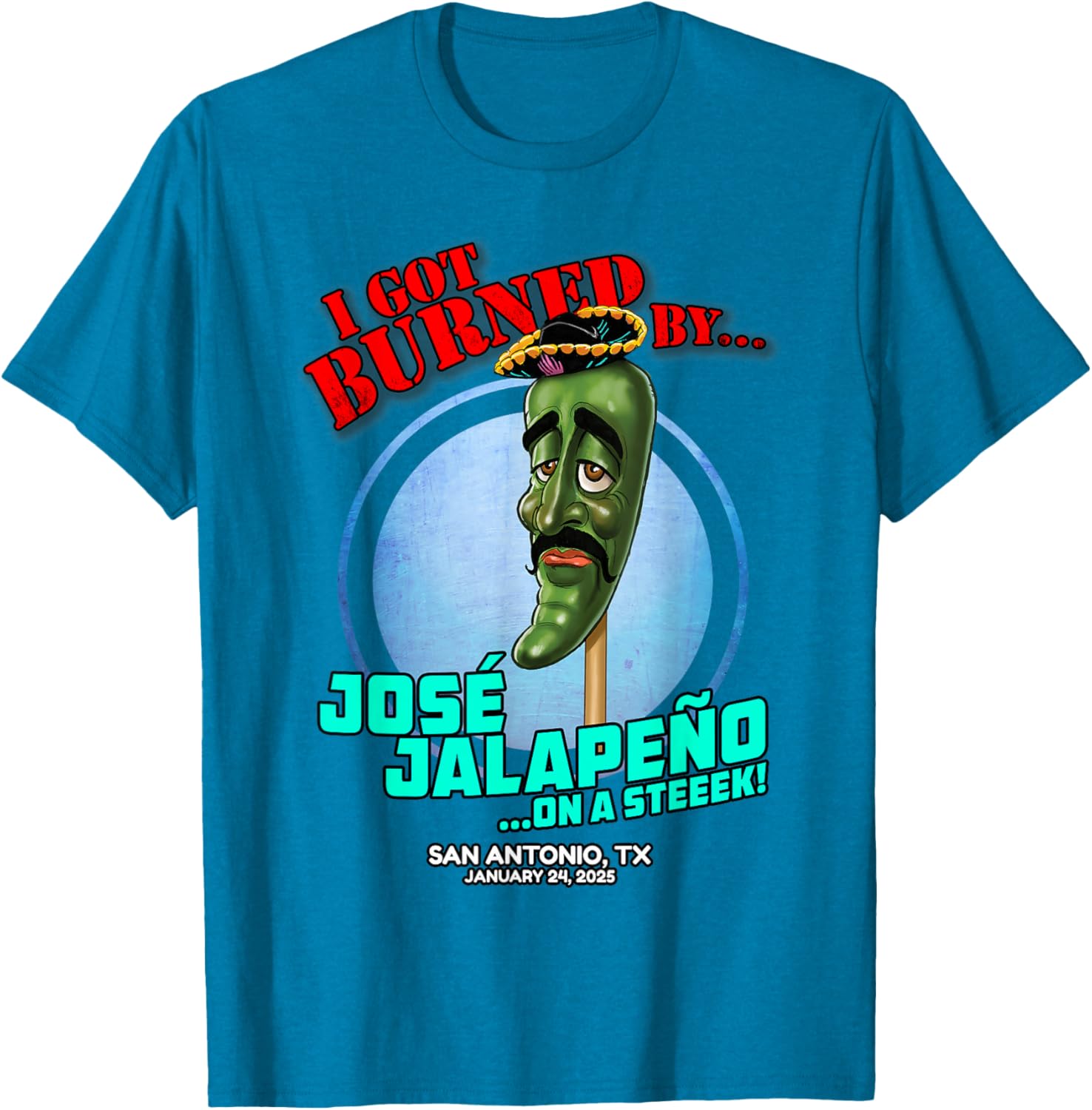 Jose Jalapeno On A Stick T-Shirt San Antonio 2025 for Fun Fashion - 1