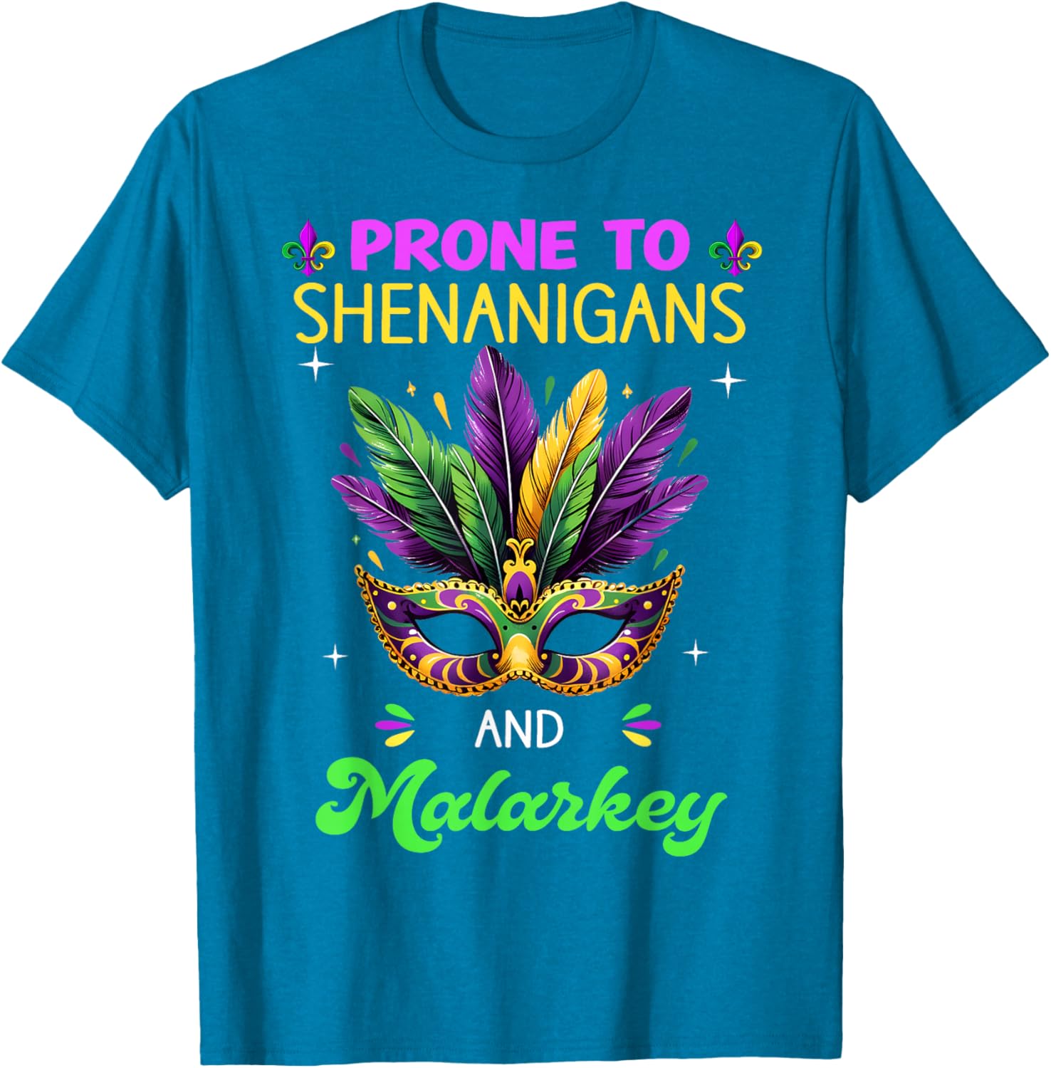 Mardi Gras Shenanigans T-Shirt for Men and Women - New Orleans Carnival Fun - 18