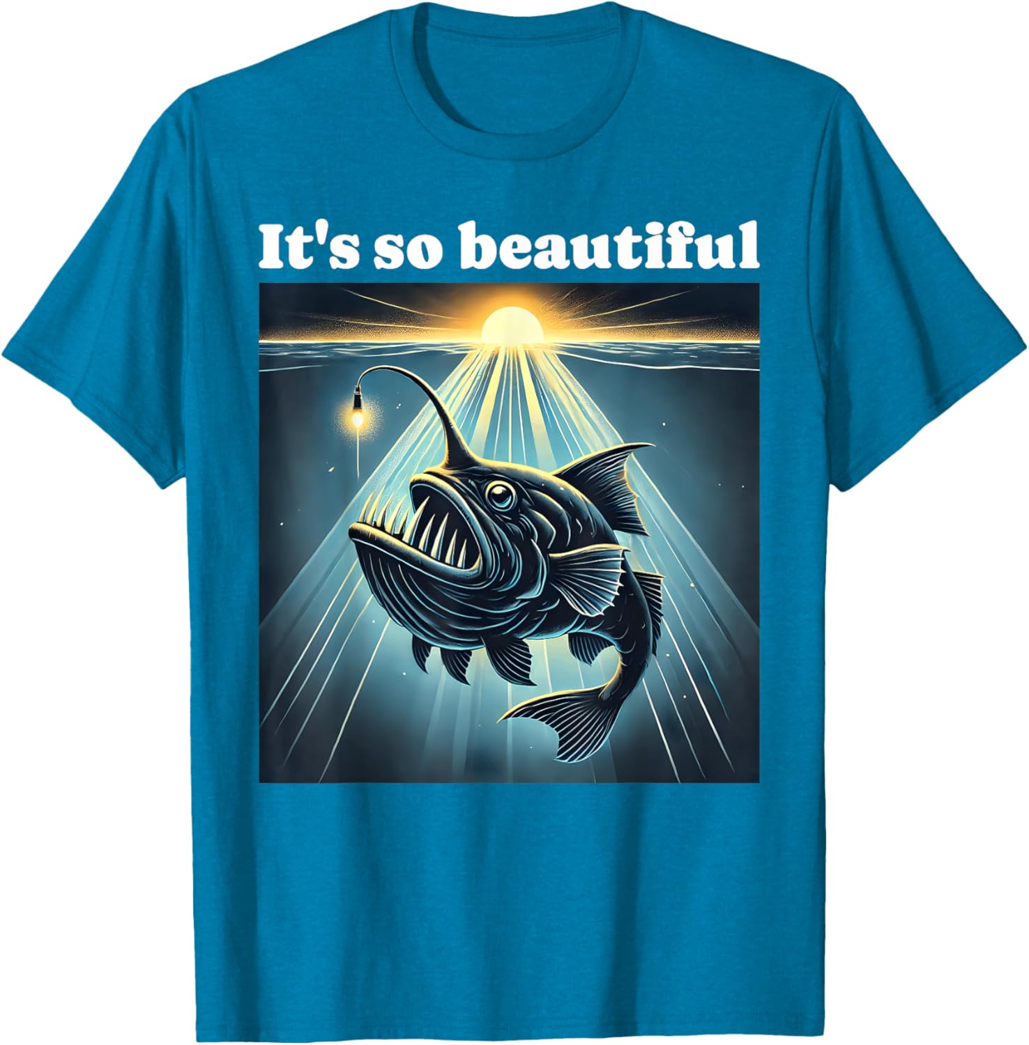 Anglerfish Found The Light T-Shirt for Ocean Lovers and Fishing Fans - 6