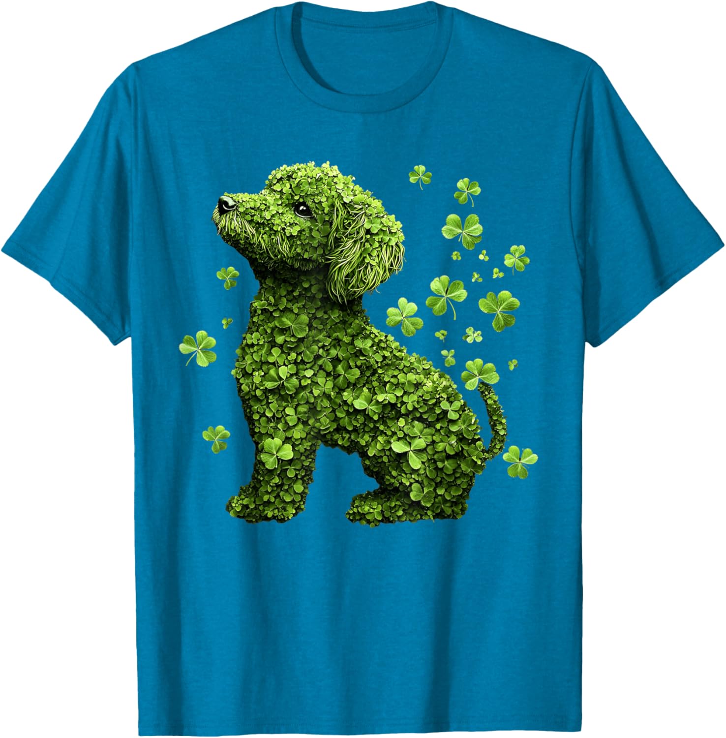 Shamrock Poodle T-Shirt for St. Patrick's Day Fun for All Ages - 2