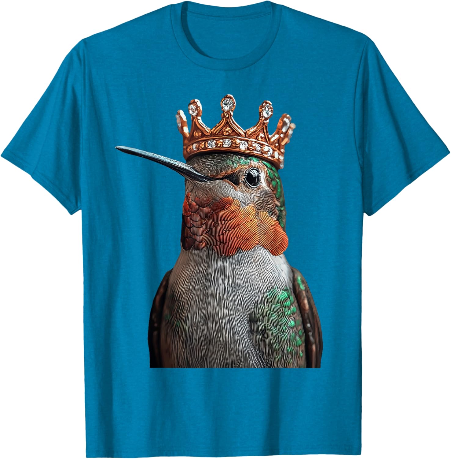 Hummingbird Crown T-Shirt for Nature Lovers - Stylish and Comfortable Design - 23