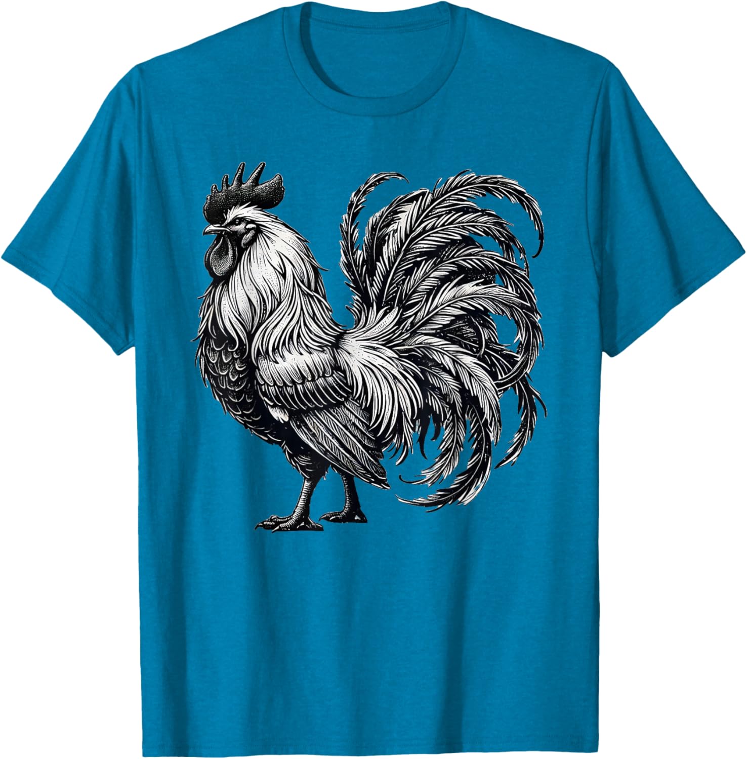 Rooster Chicken Art T-Shirt for Unique Style Lovers - 12