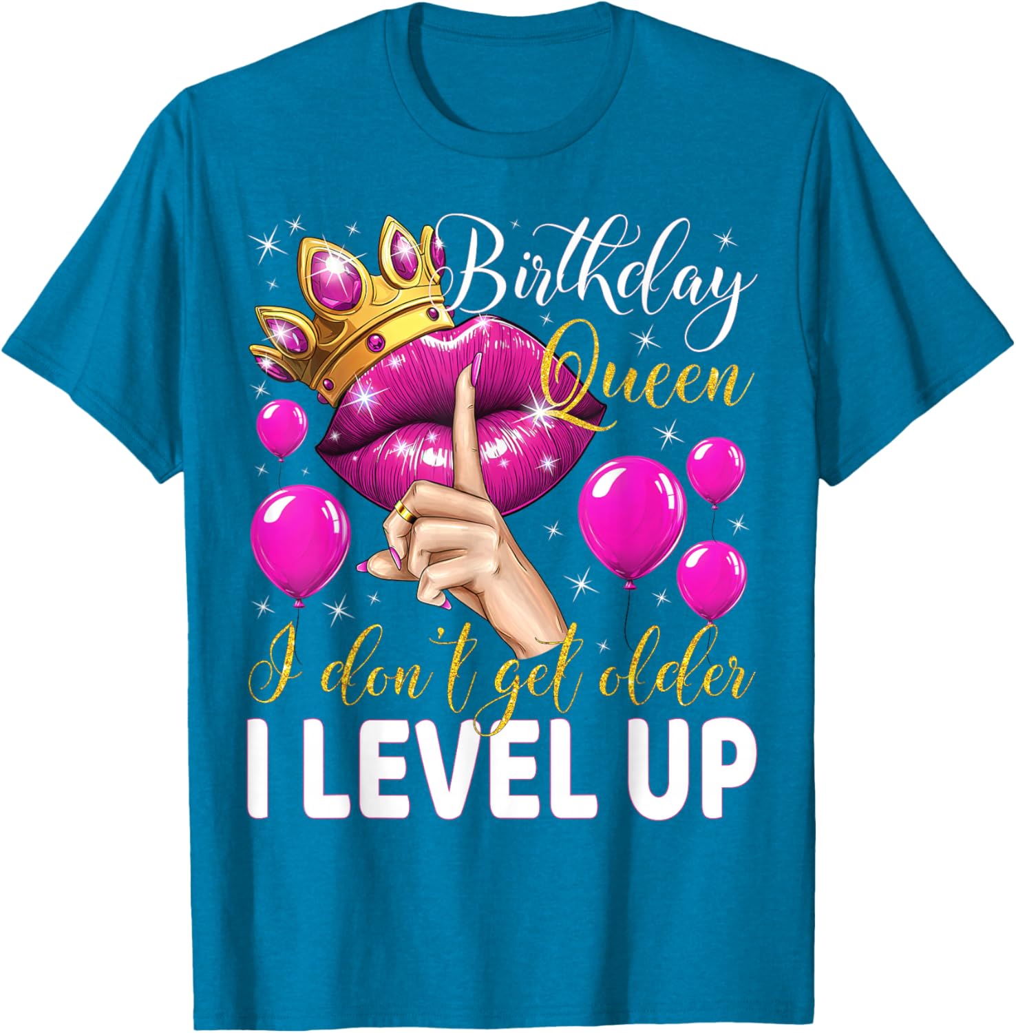 Birthday Queen Level Up T-Shirt for Fun Birthday Celebrations - 15