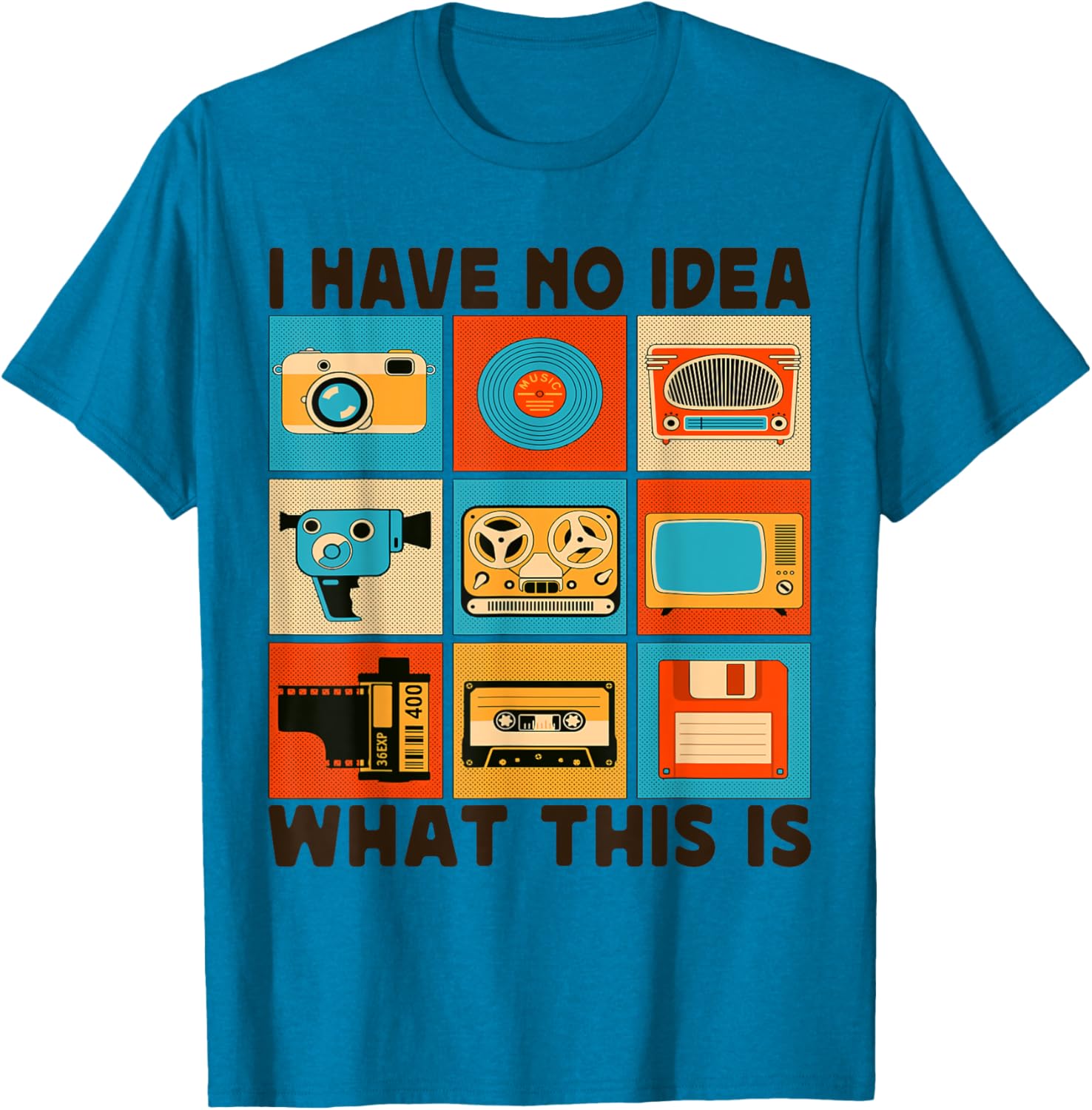 Retro I Have No Idea What This Is T-Shirt for Men Women Kids 70s 80s 90s - 15