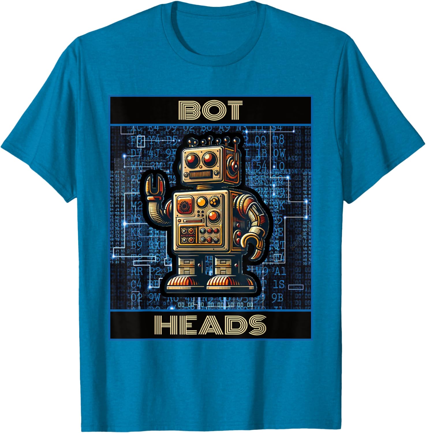 Robot Tech Bot Programmer T-Shirt for Tech Enthusiasts and Coders - 1