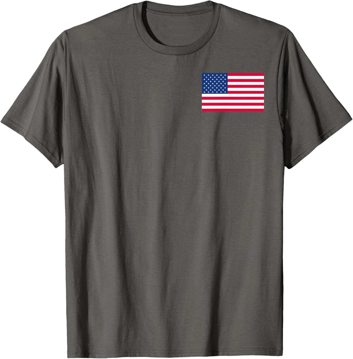 Patriotic American Flag Small Print T-Shirt for Casual Style Lovers - 8