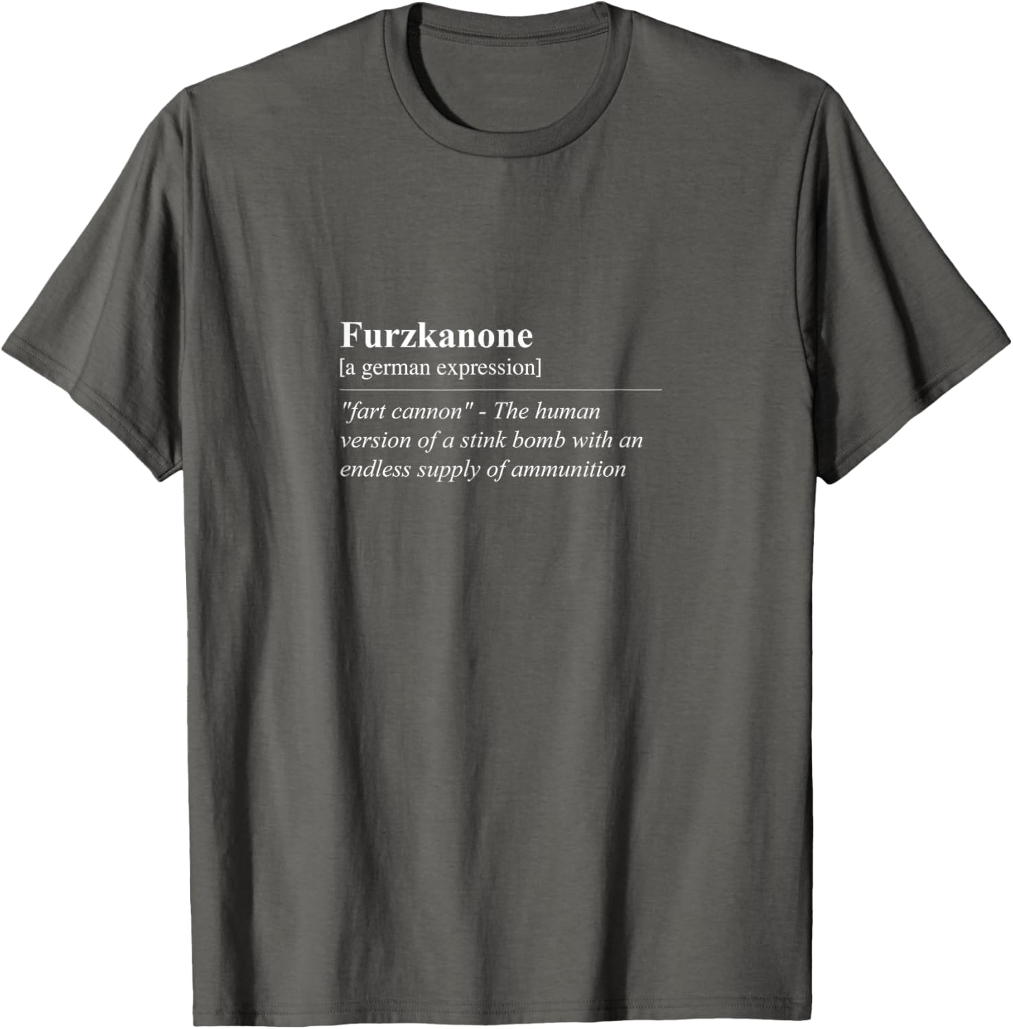 Funny Furzkanone T-Shirt - Quirky German Phrase Tee for Laughs - 2