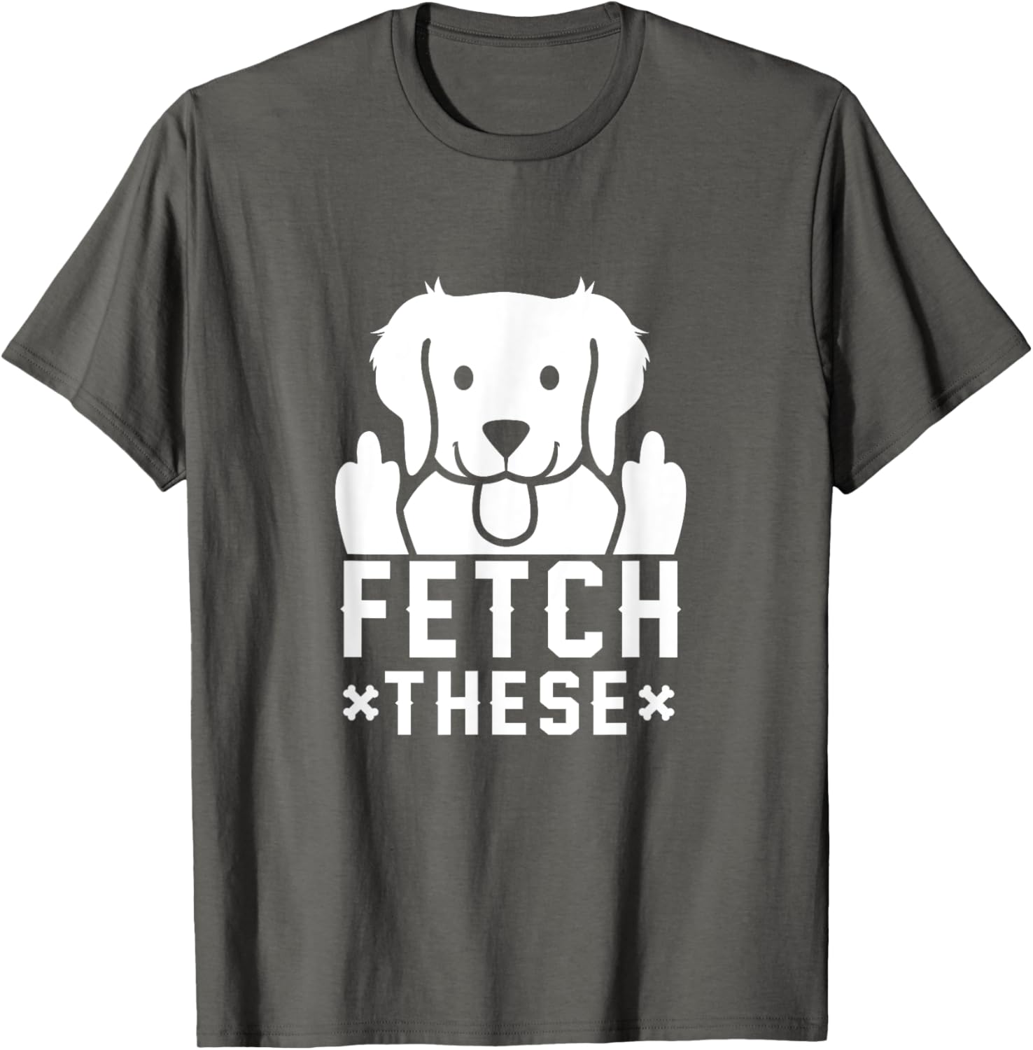 Funny Dog Middle Finger T-Shirt for Pet Lovers - Unique Gift Idea - 5