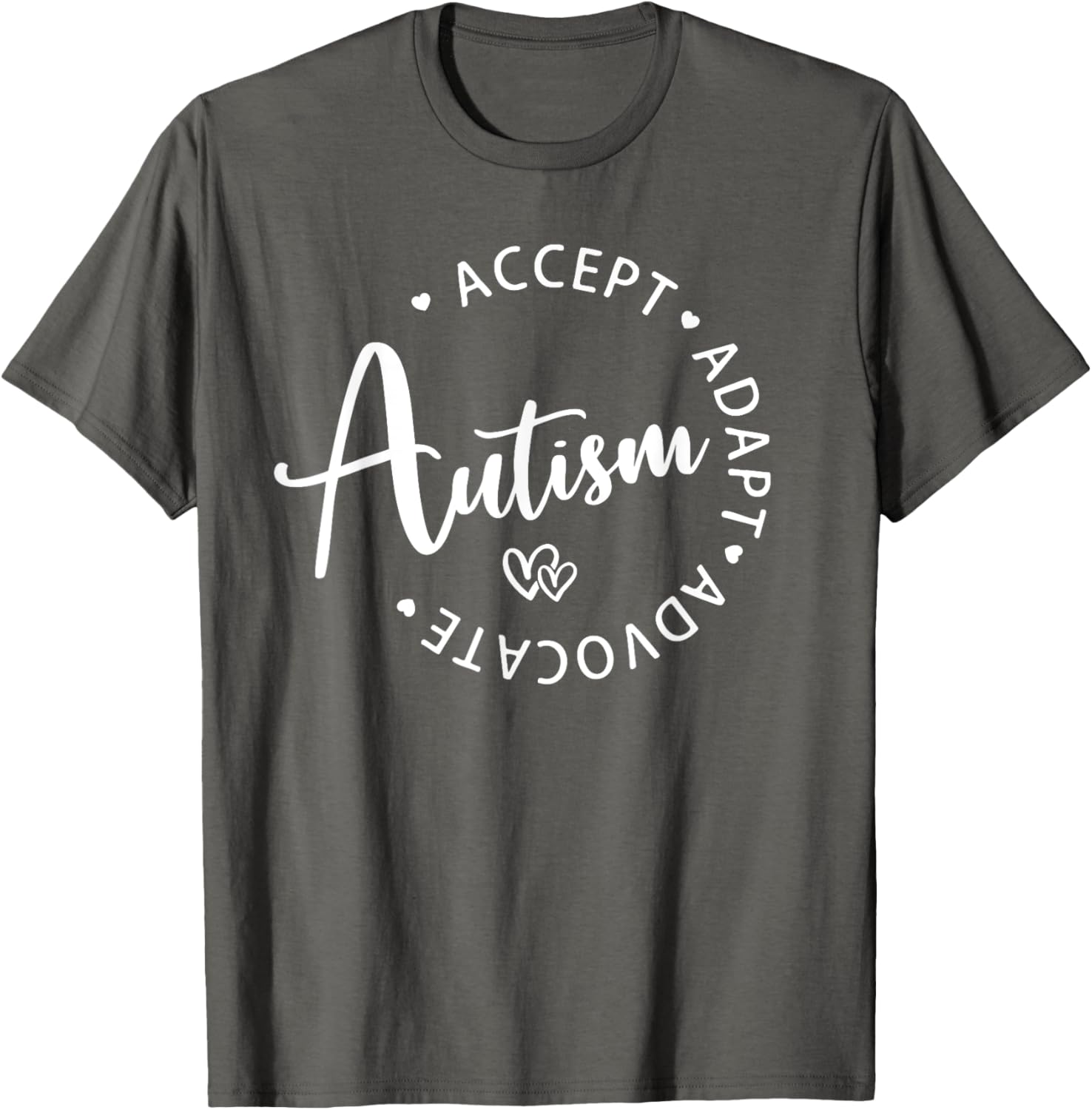 Autism Awareness T-Shirt for Kids - Accept Adapt Advocate Design - 19