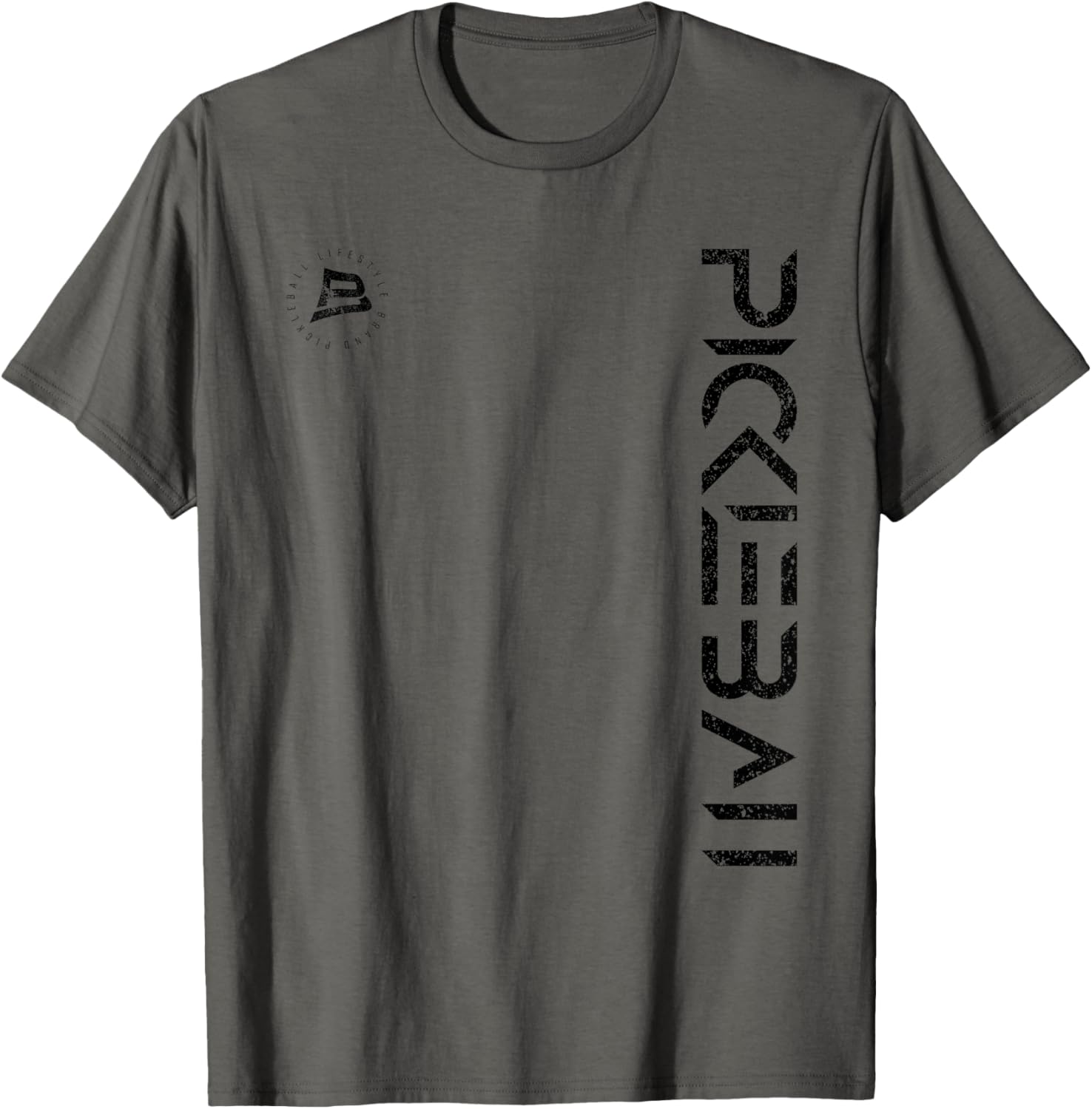 Distressed Black Pickleball T-Shirt for Ultimate Sports Comfort and Style - 6