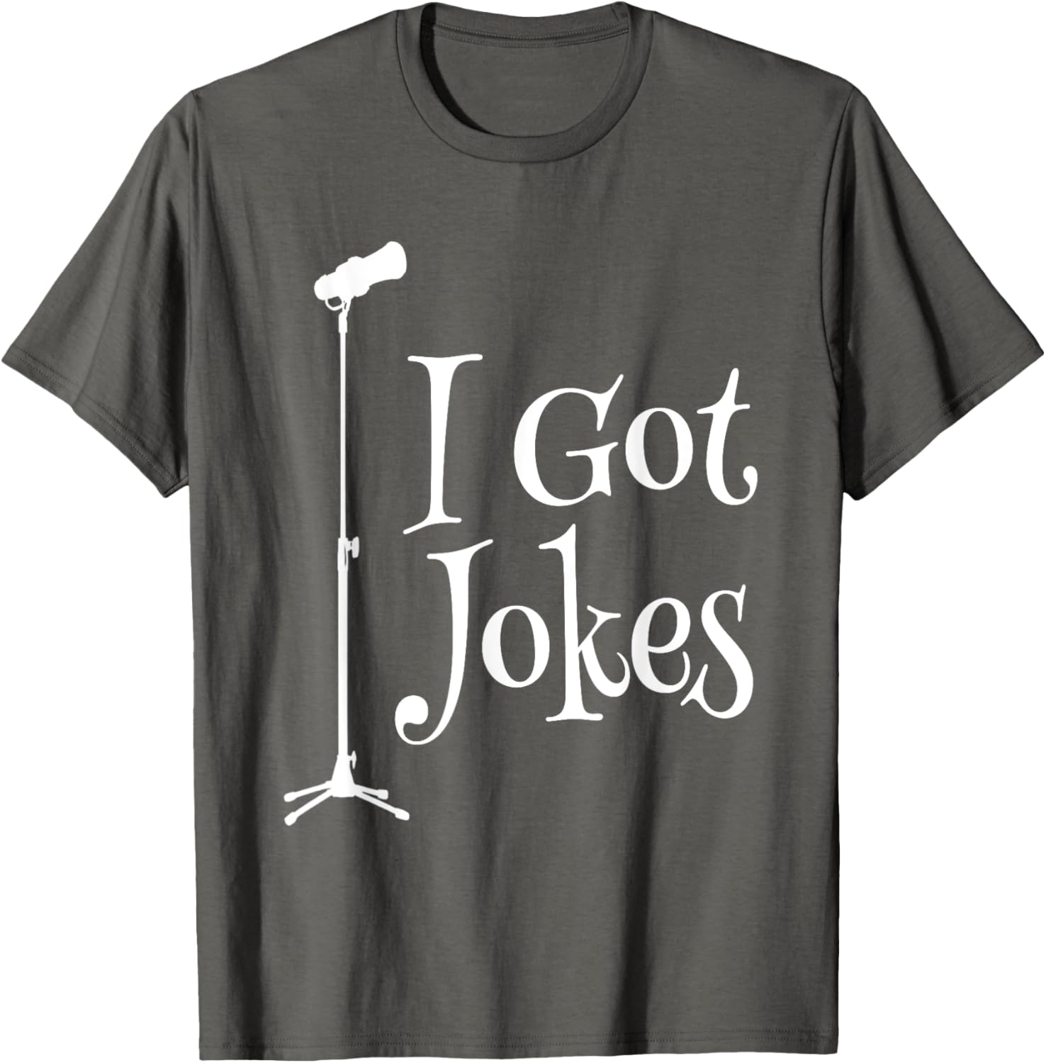 Funny Microphone Comedy T-Shirt for Improv and Stand-Up Comedians - 8