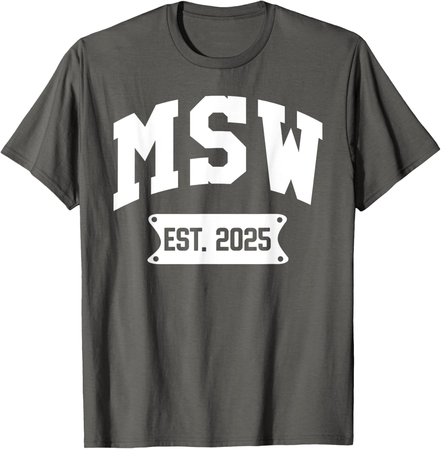 MSW 2025 Graduation T-Shirt for Master of Social Work Alumni - 12