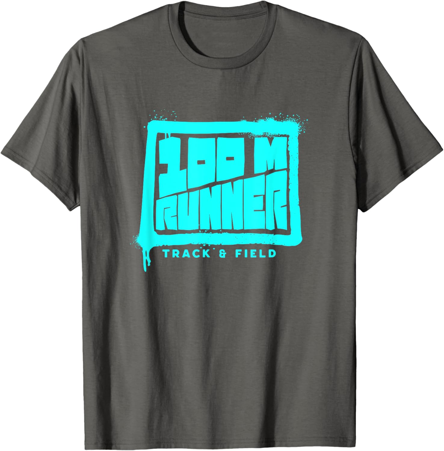 100 M Runner Track and Field T-Shirt for Athletes and Sports Fans - 2