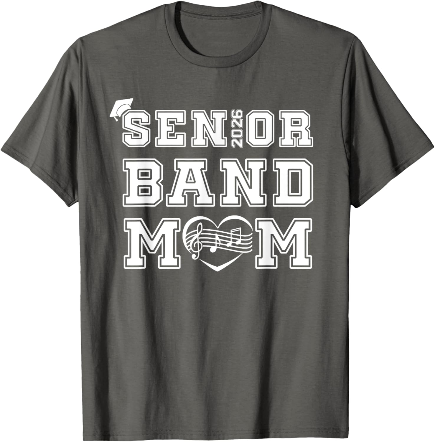 Senior Marching Band Mom Class Of 2026 T-Shirt for Women - Perfect Gift! - 2