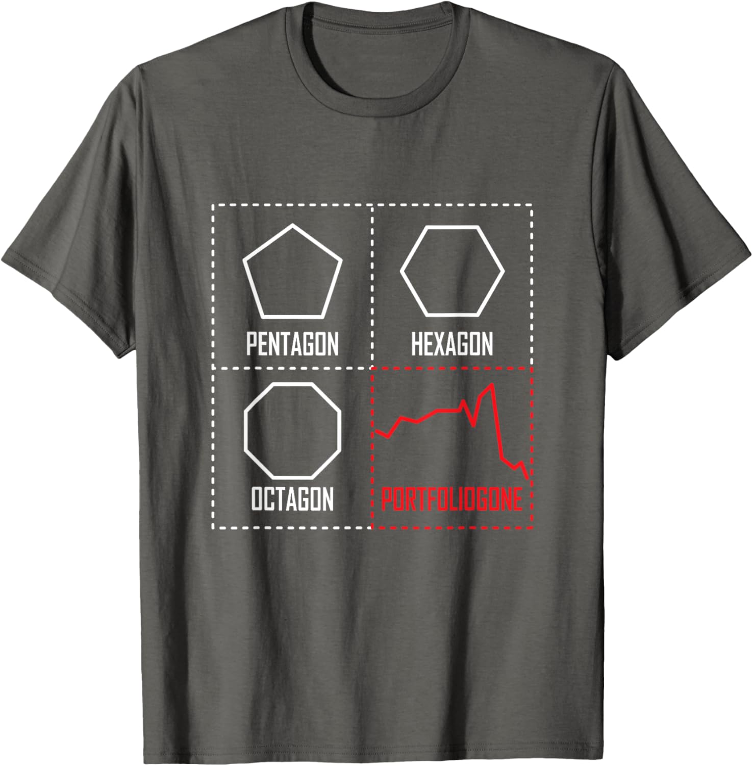Funny Geometry Portfolio Stock Market Quote T-Shirt for Fun Outfits - 9