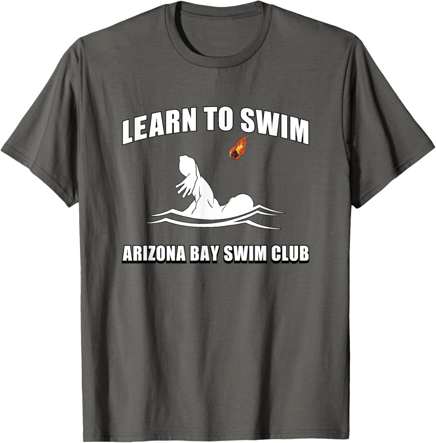 Funny Learn To Swim T-Shirt for Arizona Bay Swim Club Fans - 21