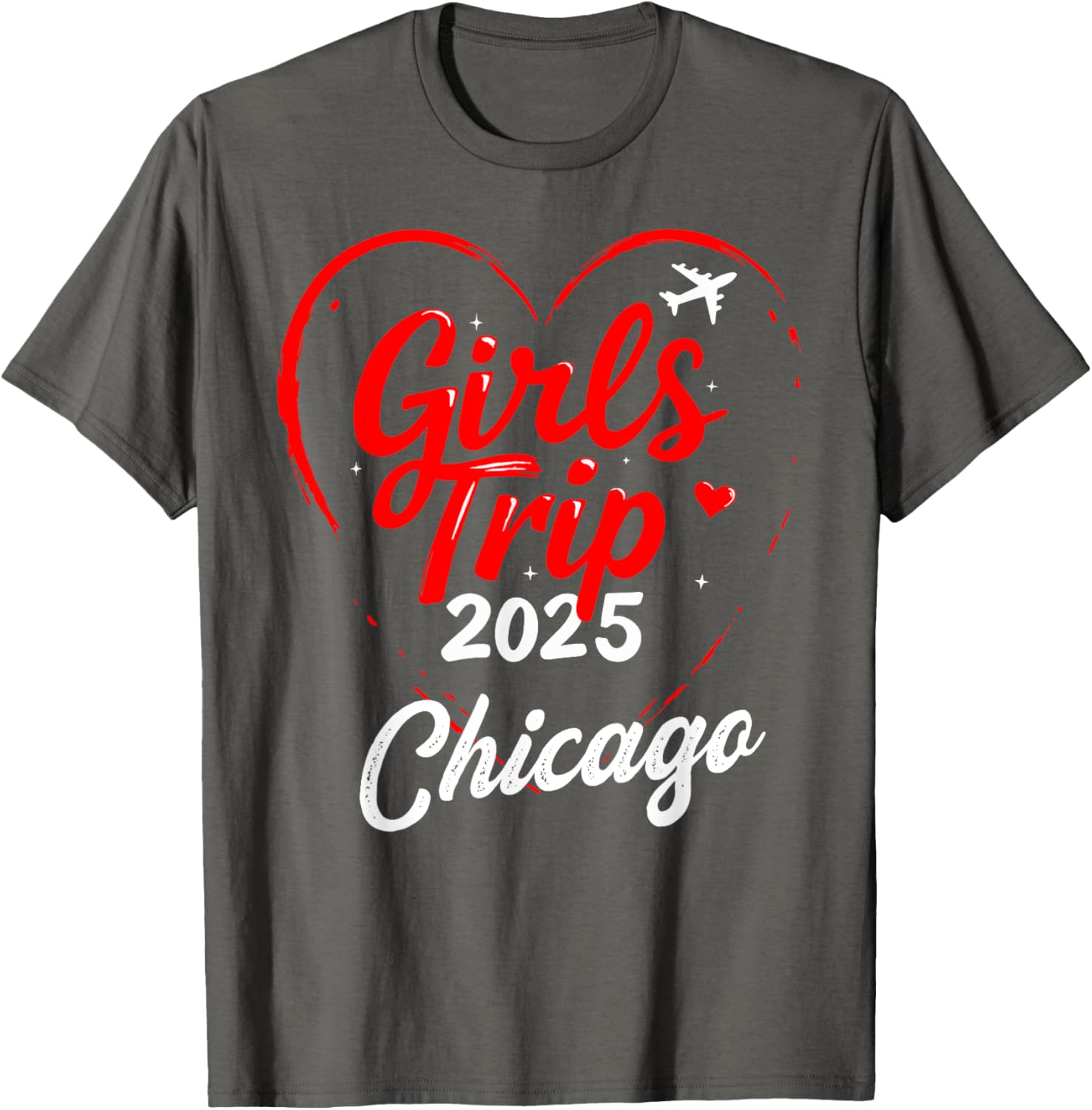 Girls Trip Chicago 2025 Birthday Squad T-Shirt for Fun Weekend Getaways - 10